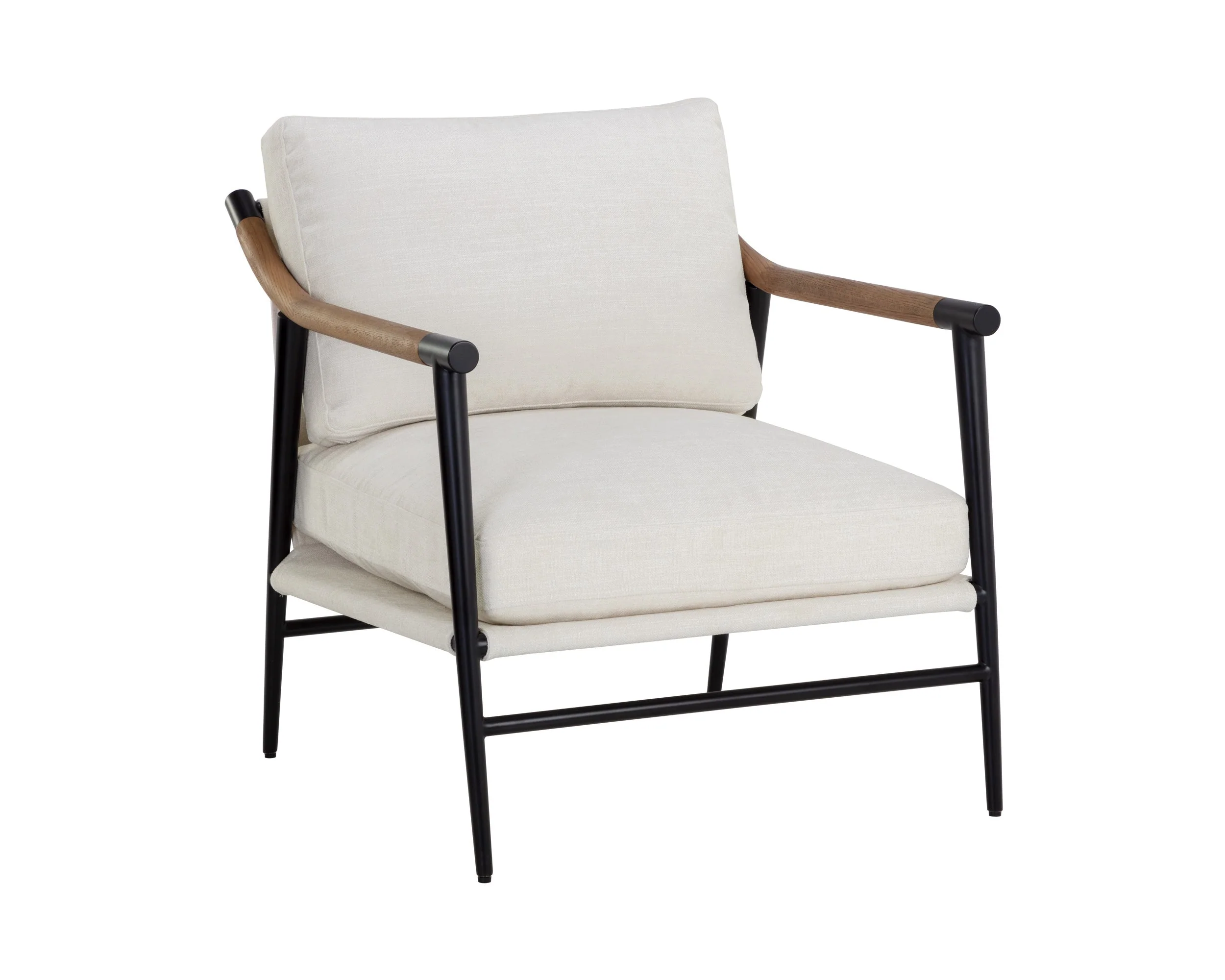 Meadow Armchair – Heather Ivory Tweed