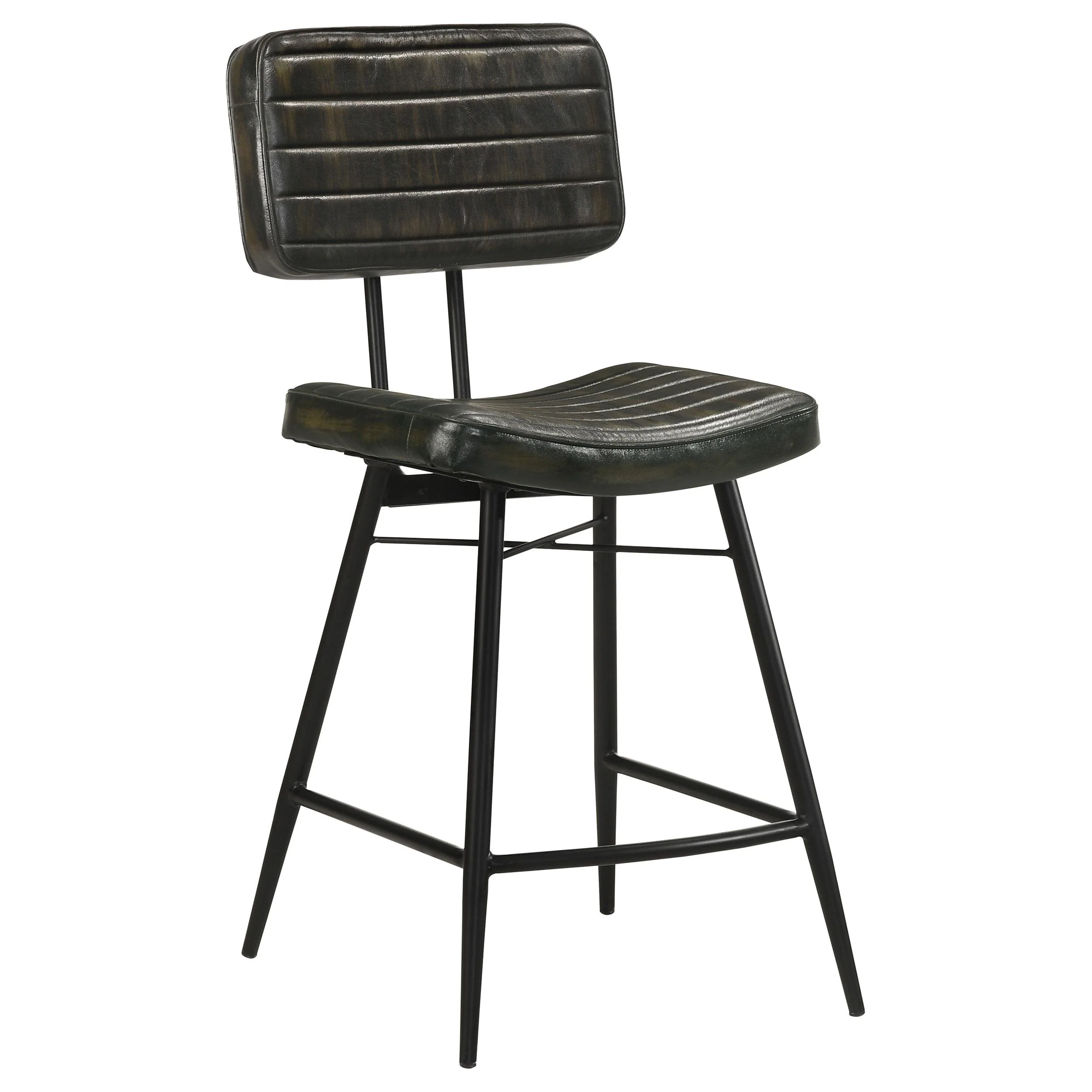 Coaster Furniture Partridge 110659 Leather Counter Chair - Antique Espresso - Image 1