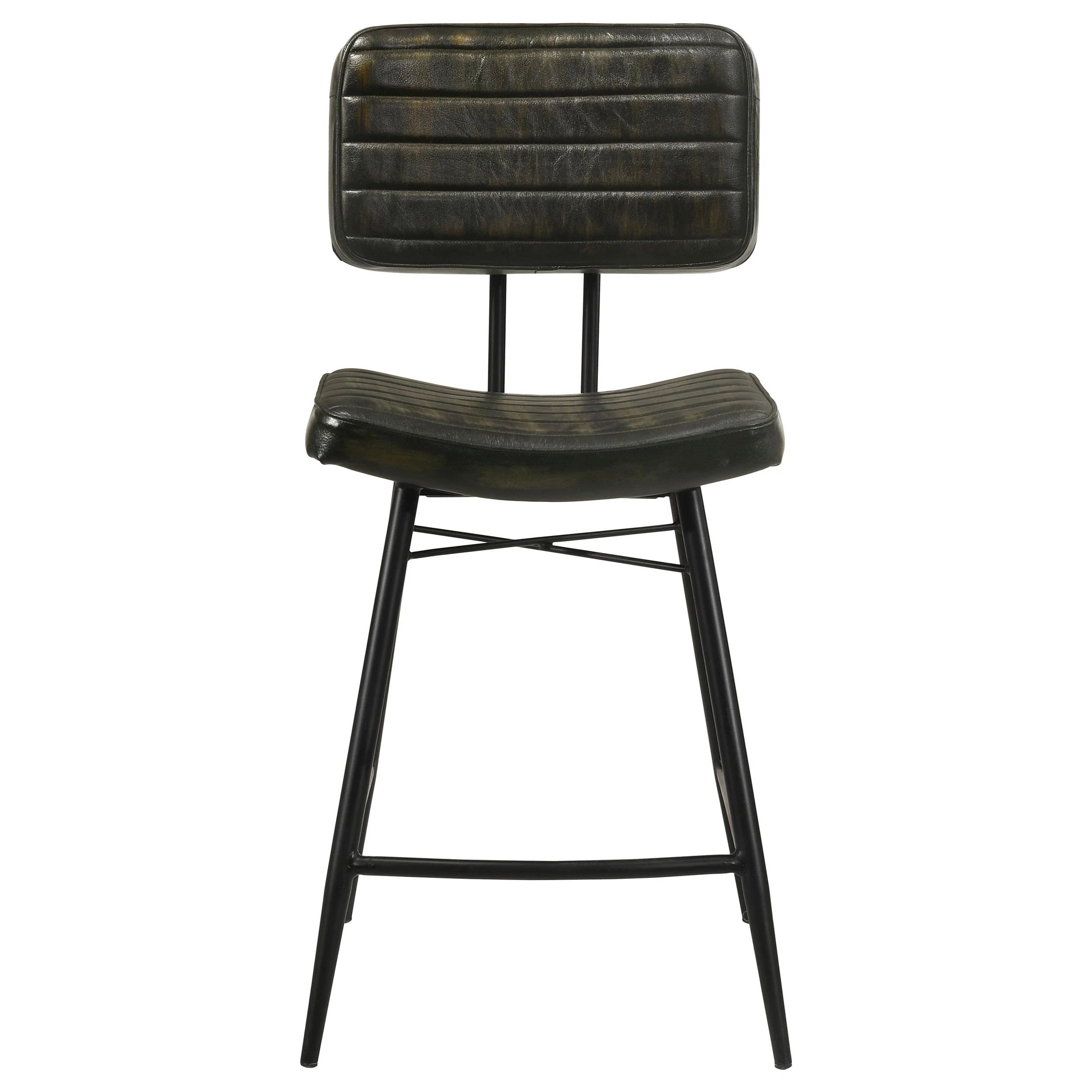 Coaster Furniture Partridge 110659 Leather Counter Chair - Antique Espresso - Image 2