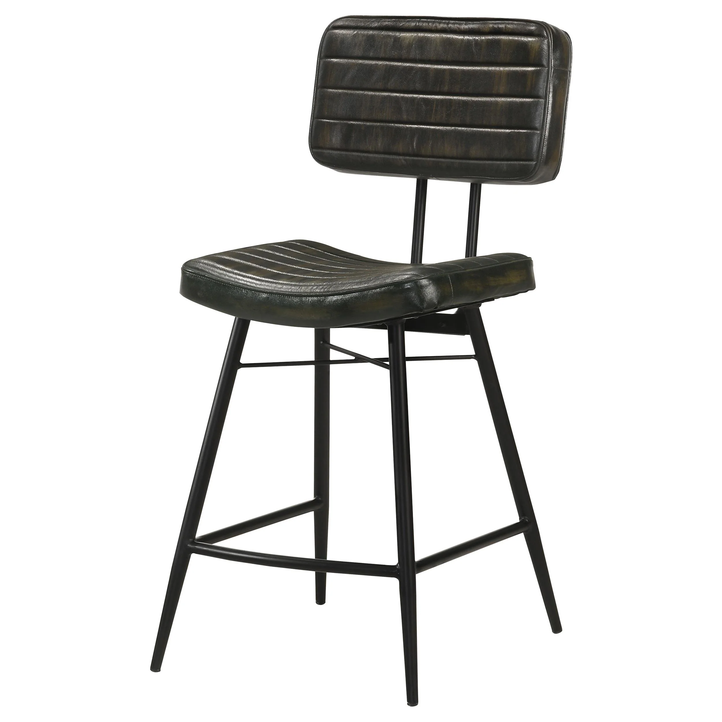 Coaster Furniture Partridge 110659 Leather Counter Chair - Antique Espresso - Image 3
