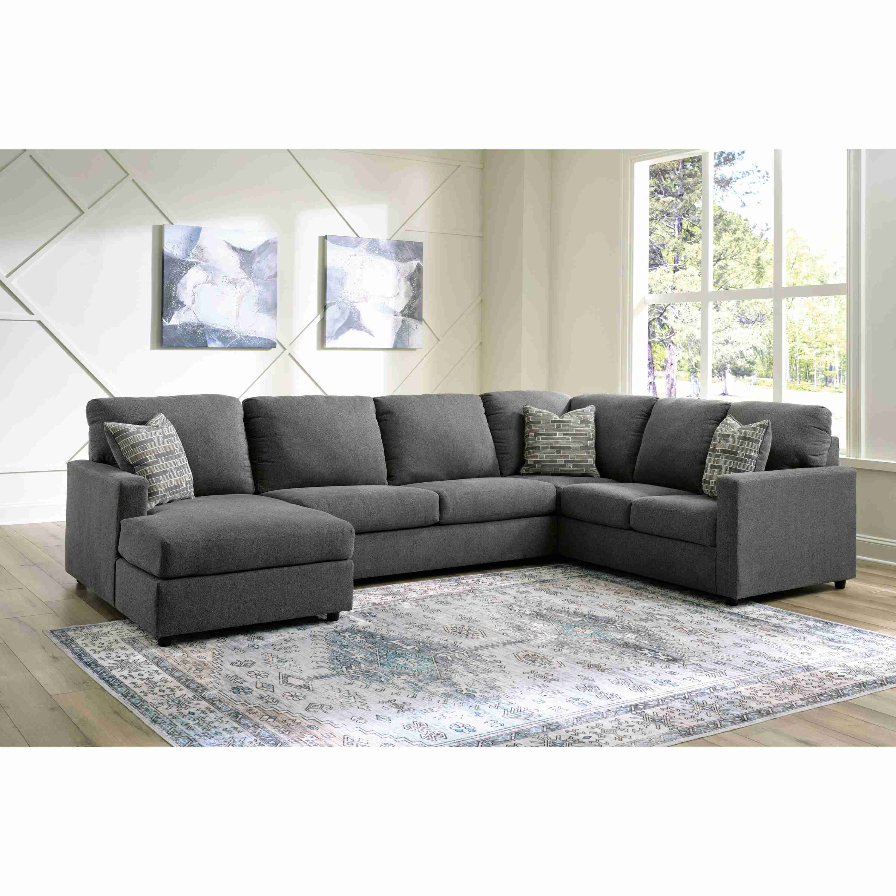 Signature Design by Ashley Edenfield 29003S1 3 pc Sectional with Chaise - Image 3