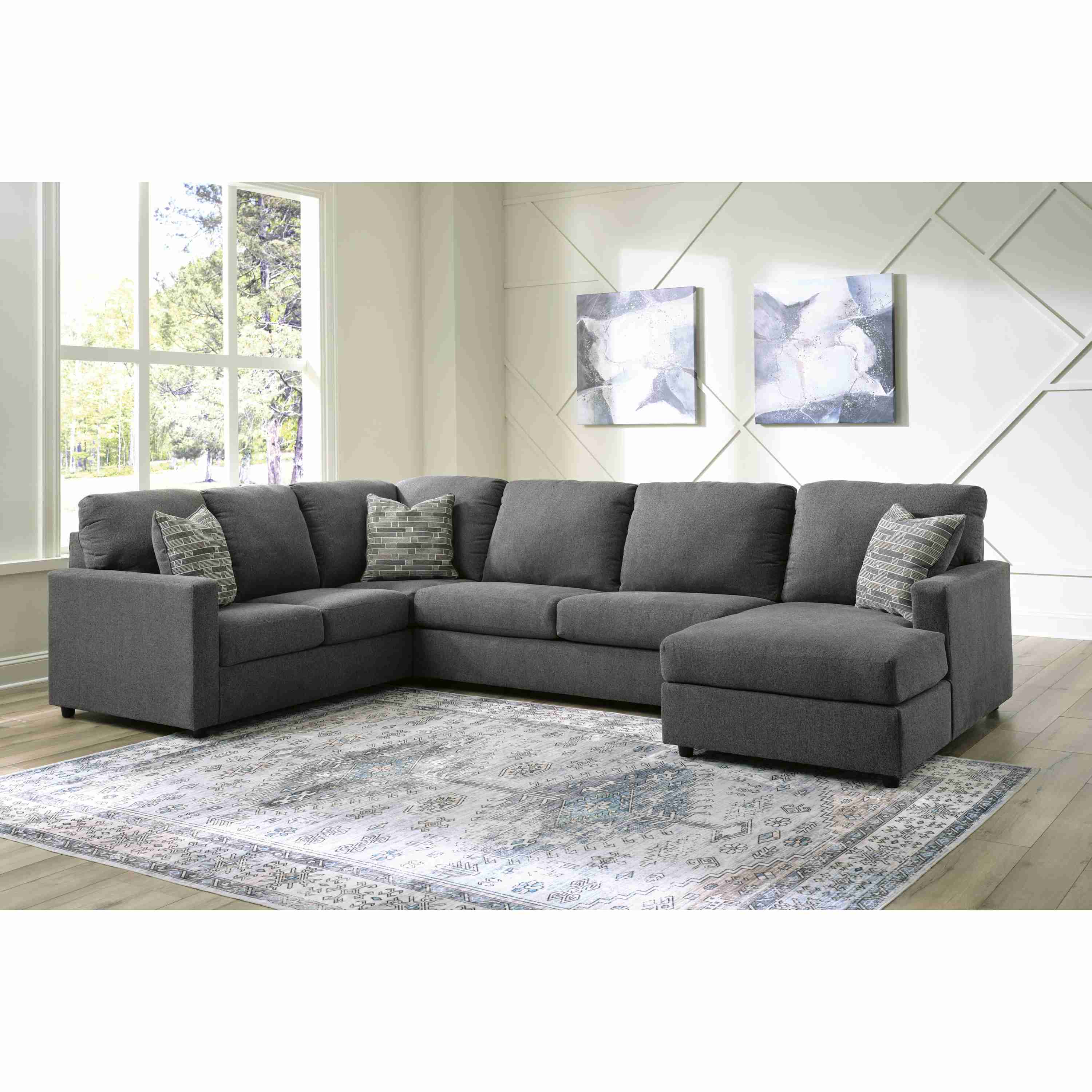 Signature Design by Ashley Edenfield 29003S2 3 pc Sectional with Chaise - Image 3