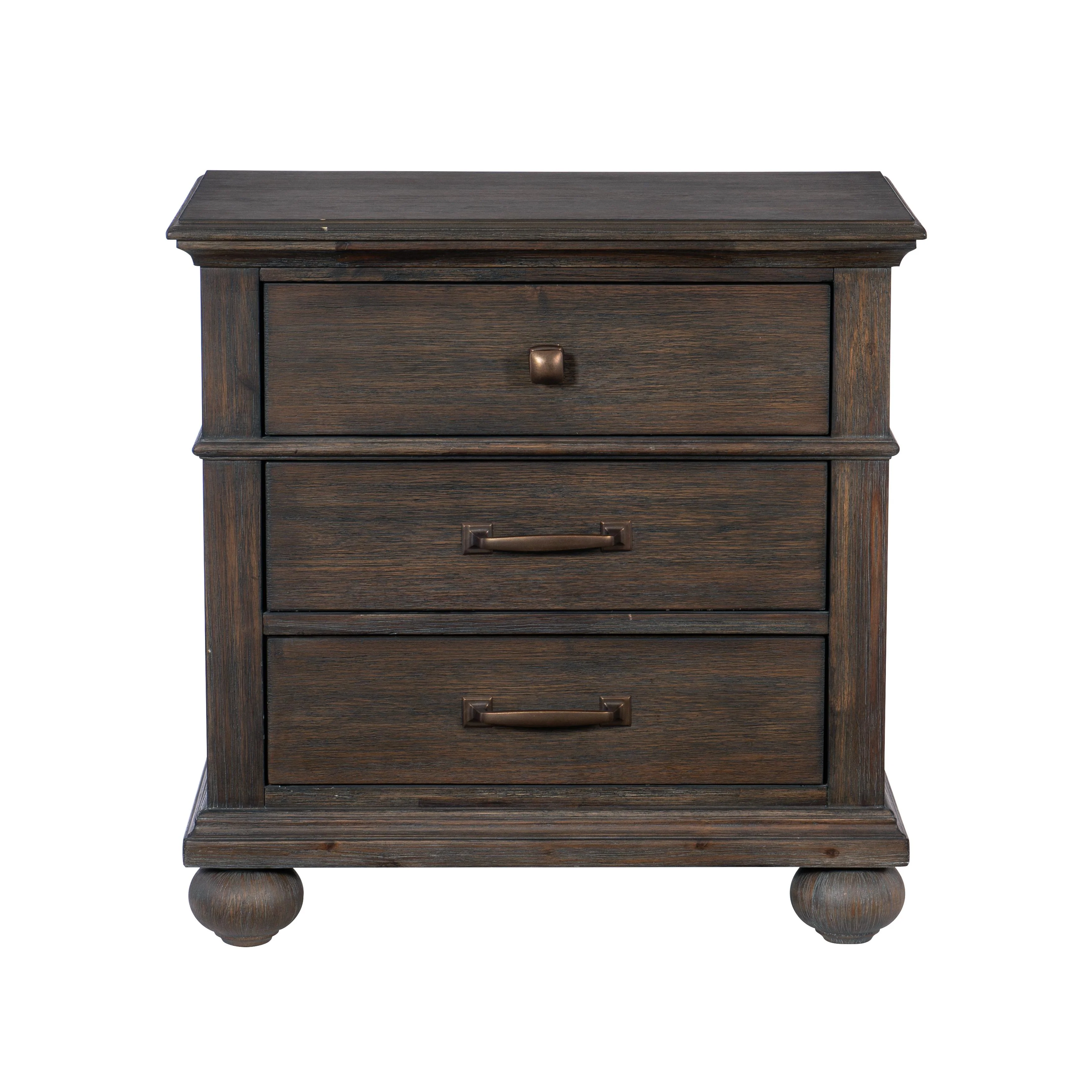 Homelegance Motsinger 3-Drawer Nightstand 1400-4 - Image 1