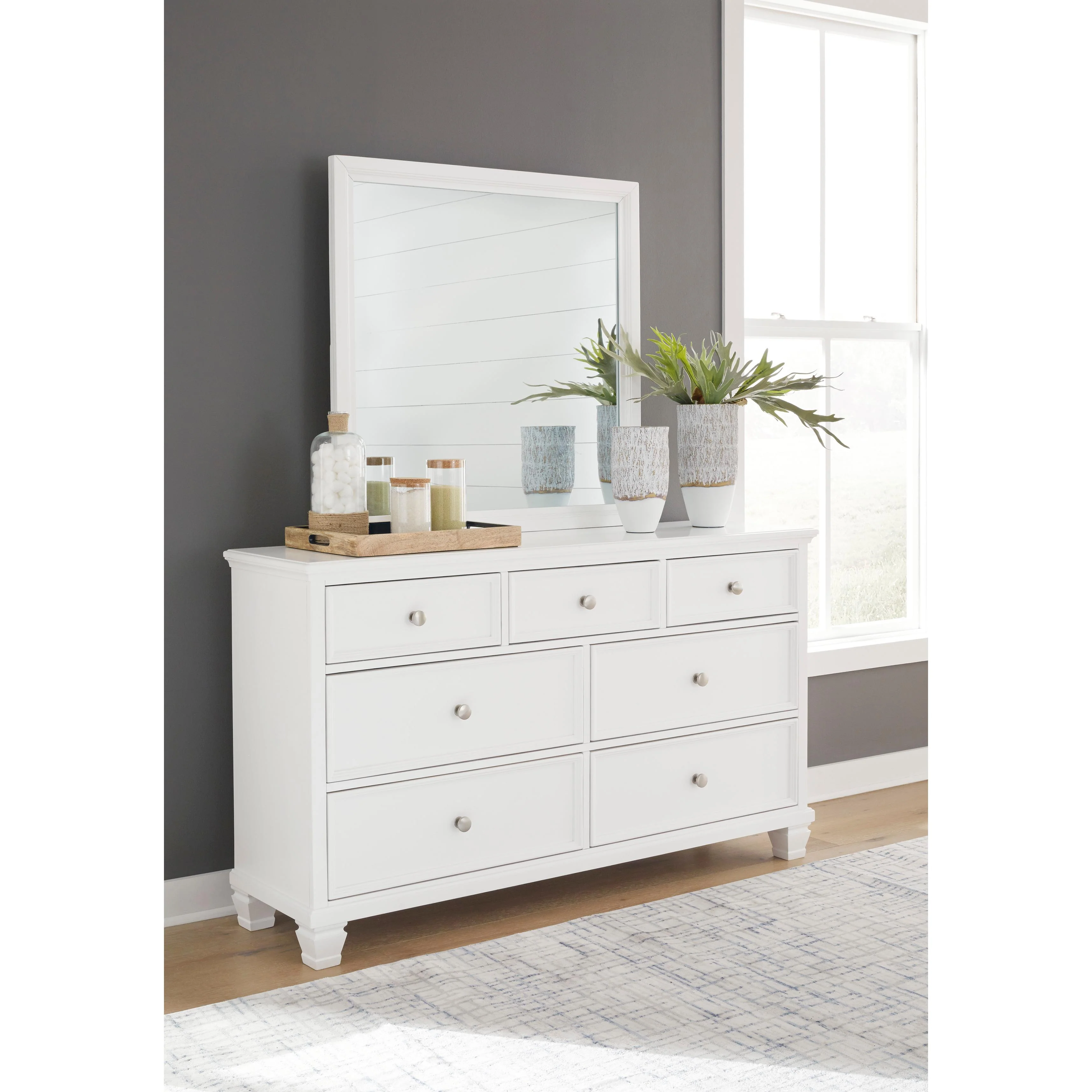 Signature Design by Ashley Fortman B680B1 Dresser and Mirror - Image 2