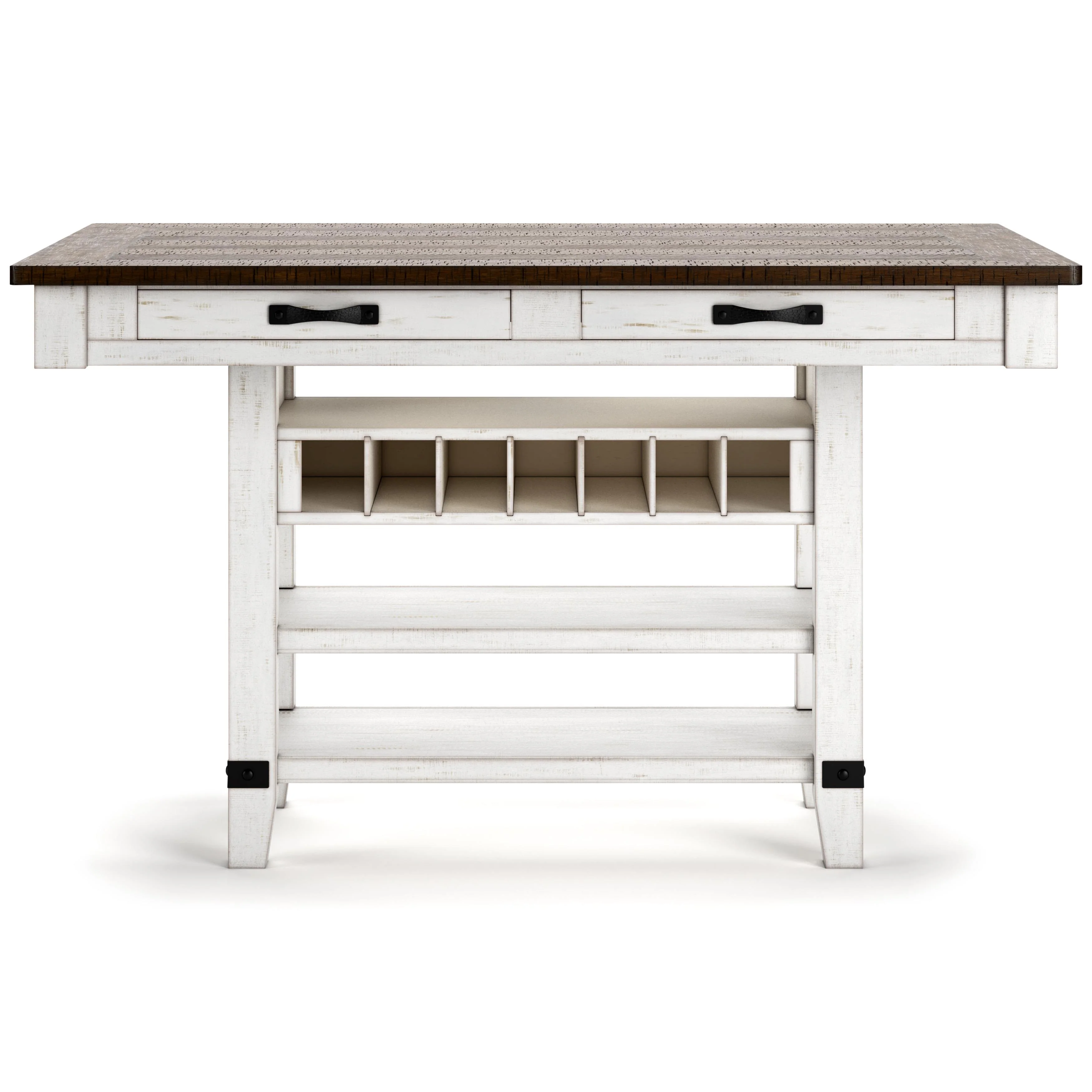Signature Design by Ashley Valebeck D546-32 Rectangular Dining Room Counter Table - Image 3