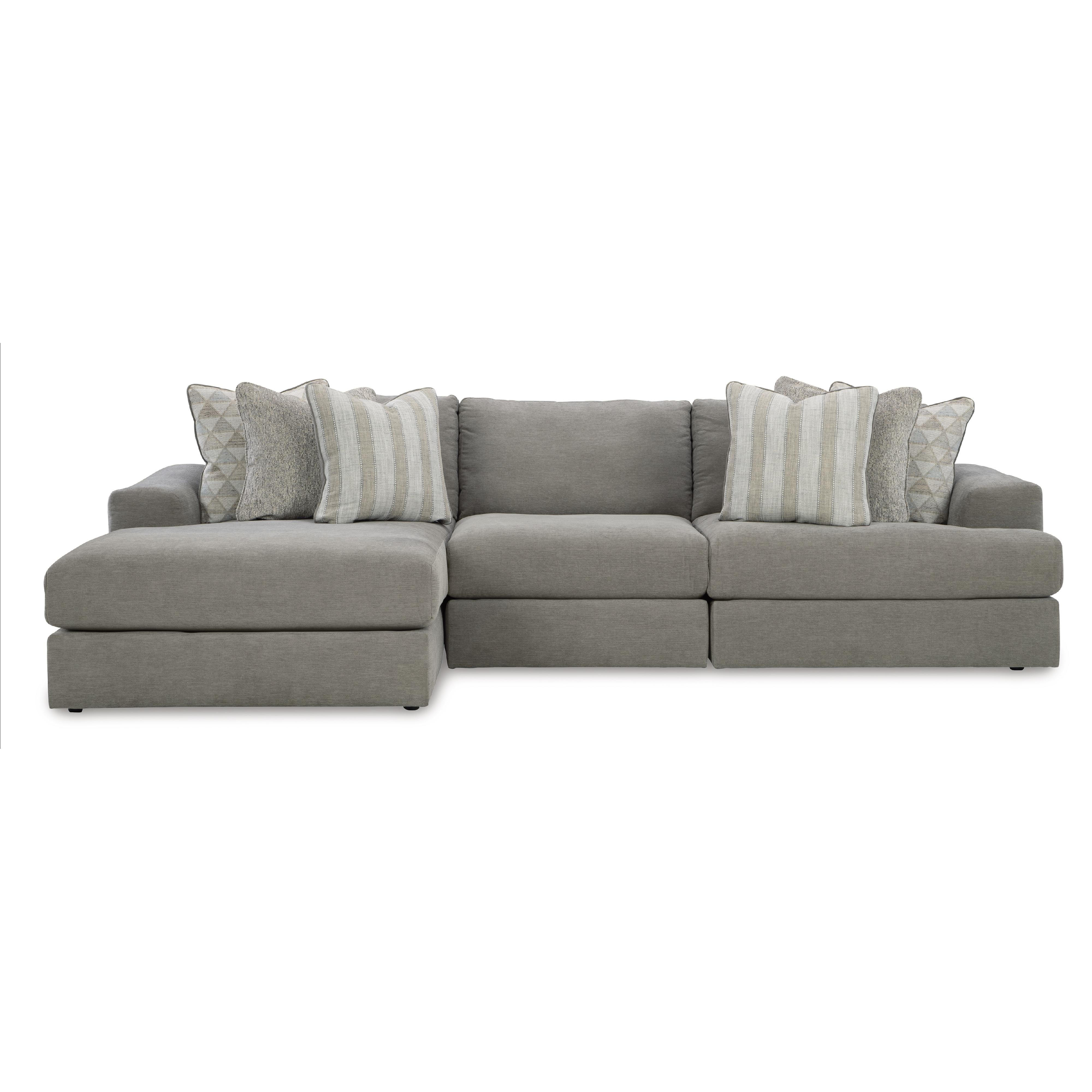 Signature Design by Ashley Avaliyah 58103S3 3 pc Sectional with Chaise - Image 1