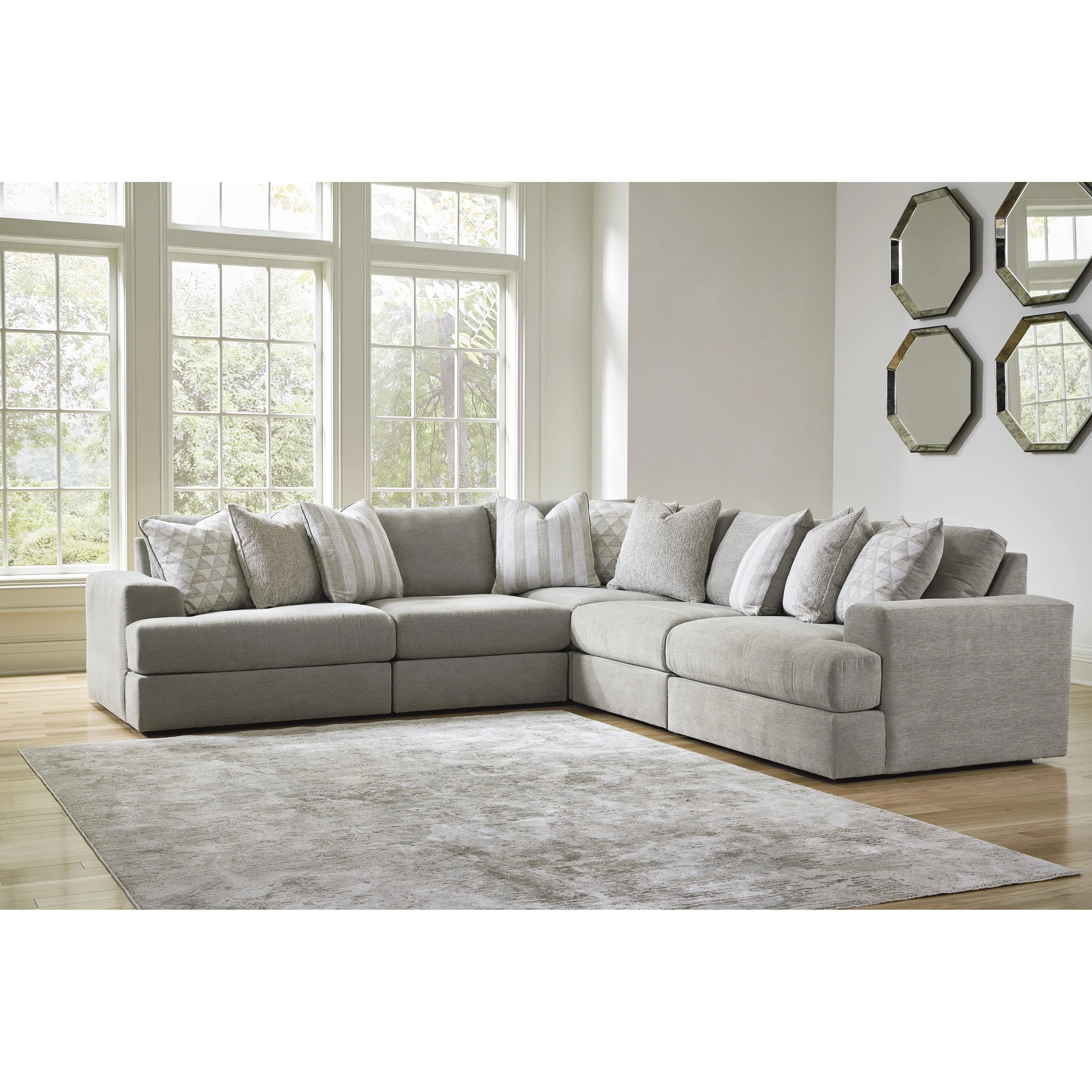 Signature Design by Ashley Avaliyah 58103S6 5 pc Sectional - Image 2