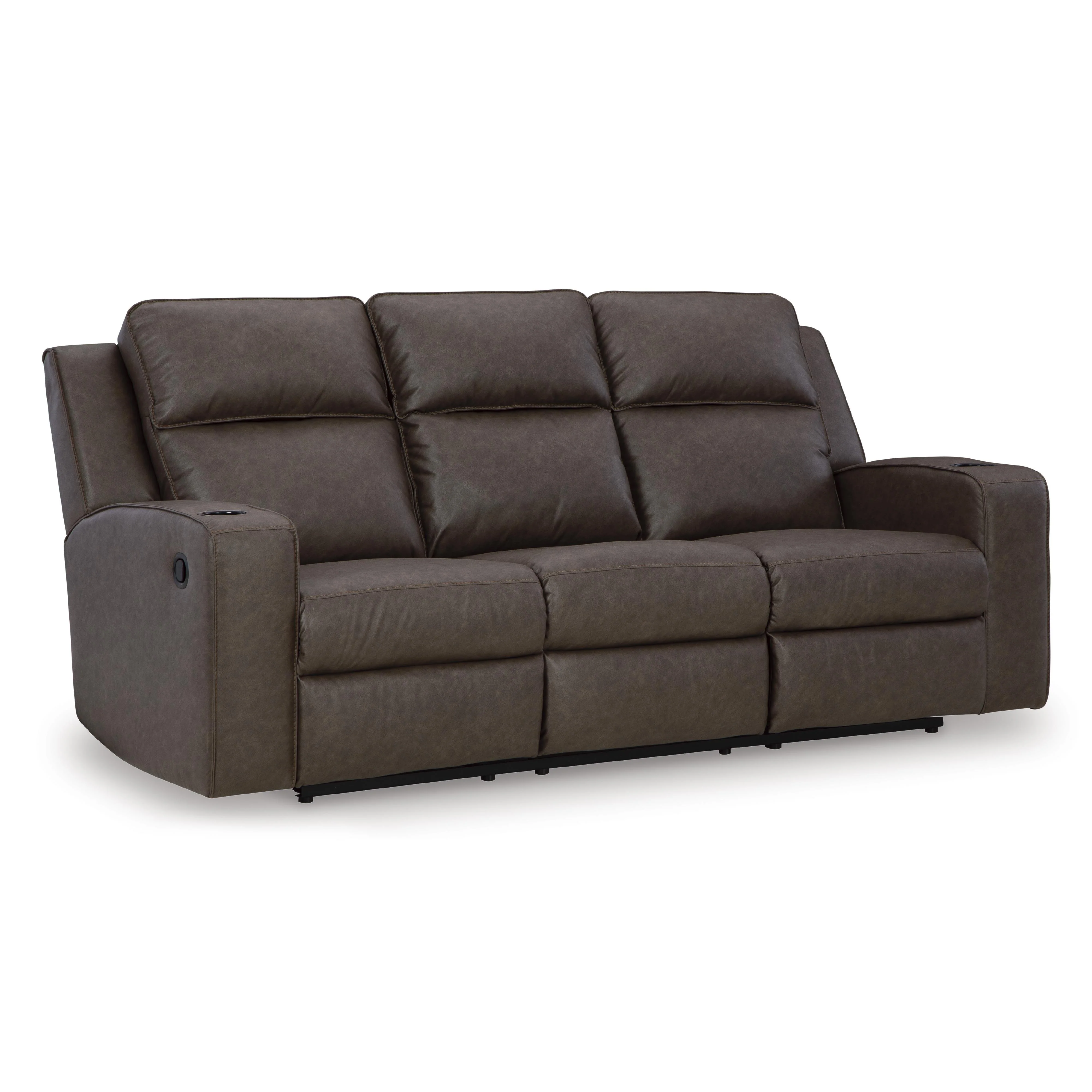 Signature Design by Ashley Lavenhorne 6330689 Reclining Sofa with Drop Down Table - Image 1