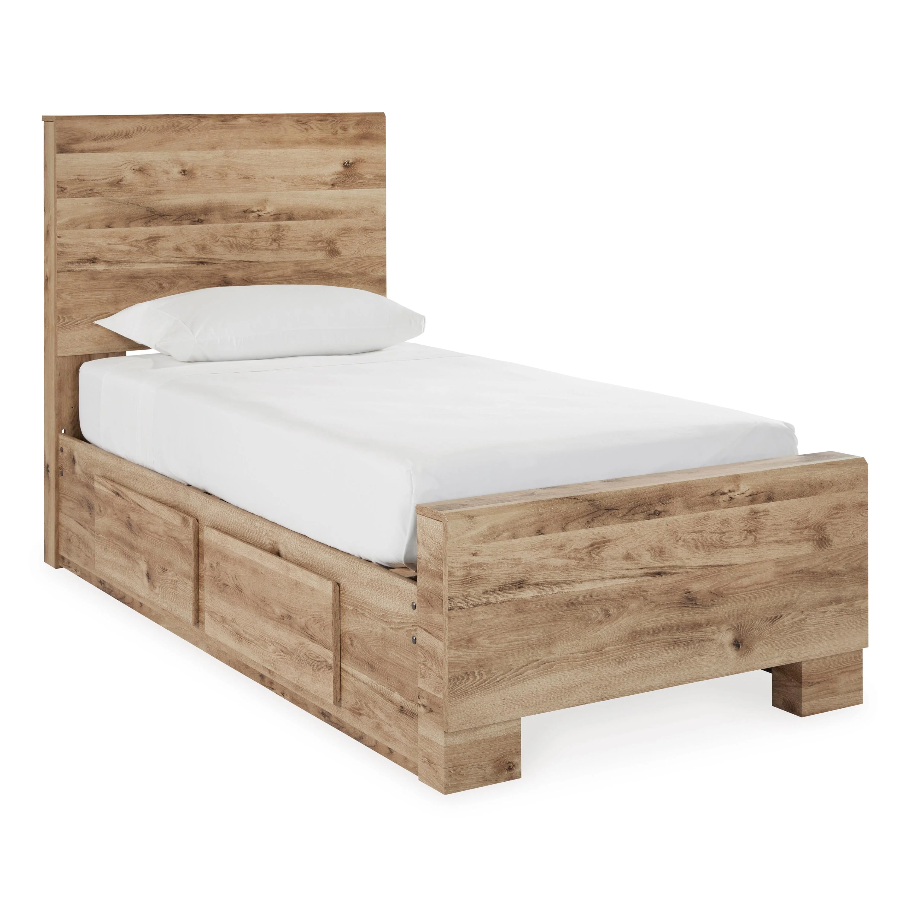 Signature Design by Ashley Hyanna B1050B28 Twin Panel Bed with 2 Side Storage - Image 1