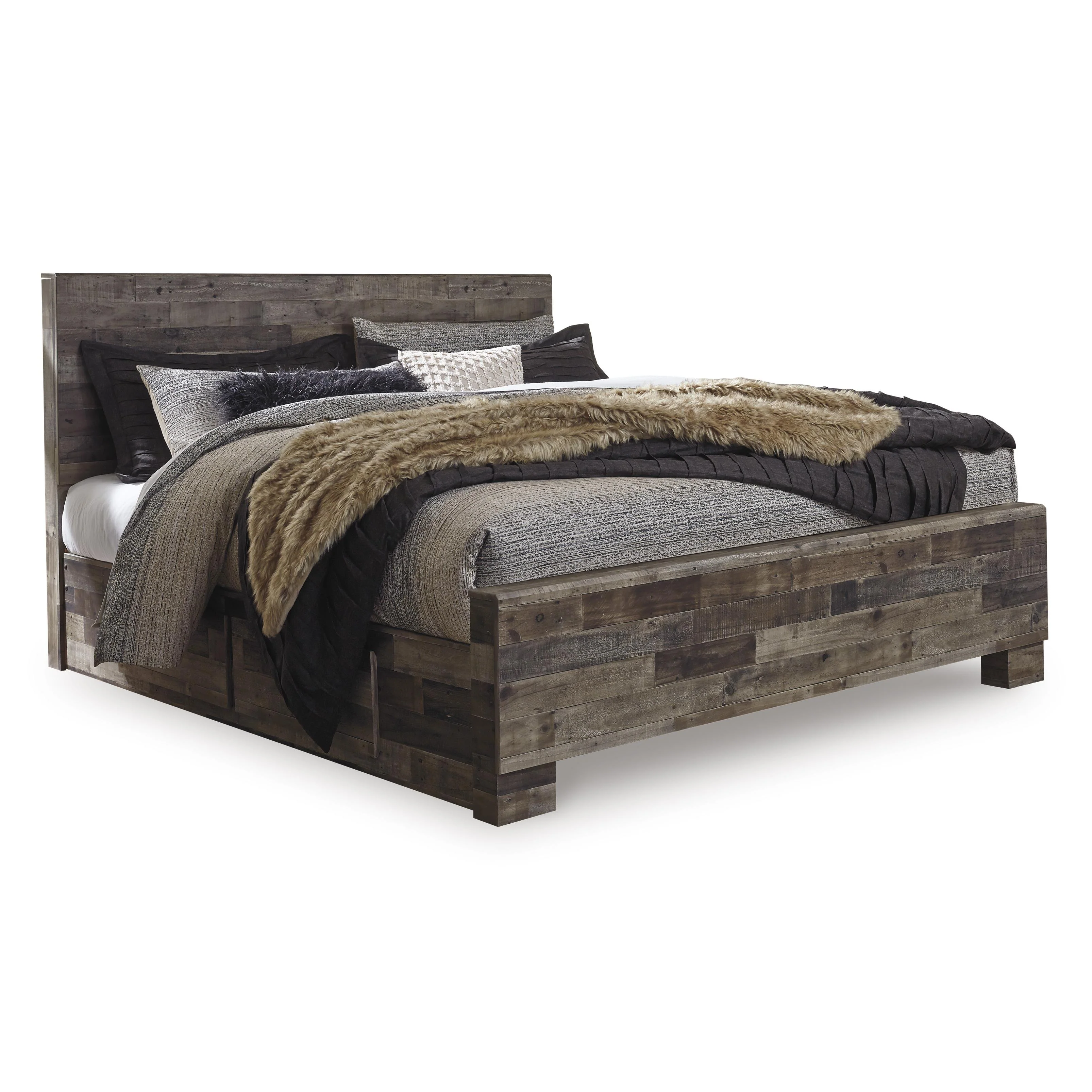 Signature Design by Ashley Derekson B200B44 King Panel Bed with 2 Side Storage - Image 1