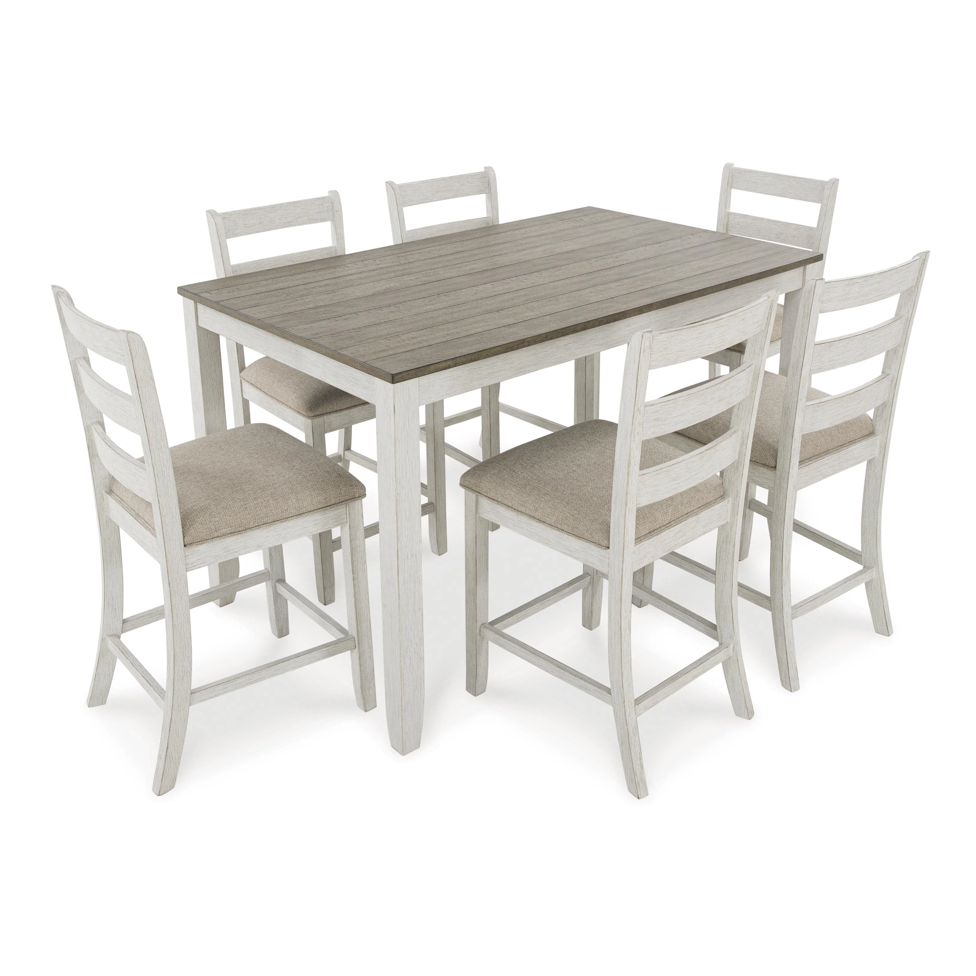 Signature Design by Ashley Skempton D394-423 Rectangular Dining Room Counter Table Set - Image 3