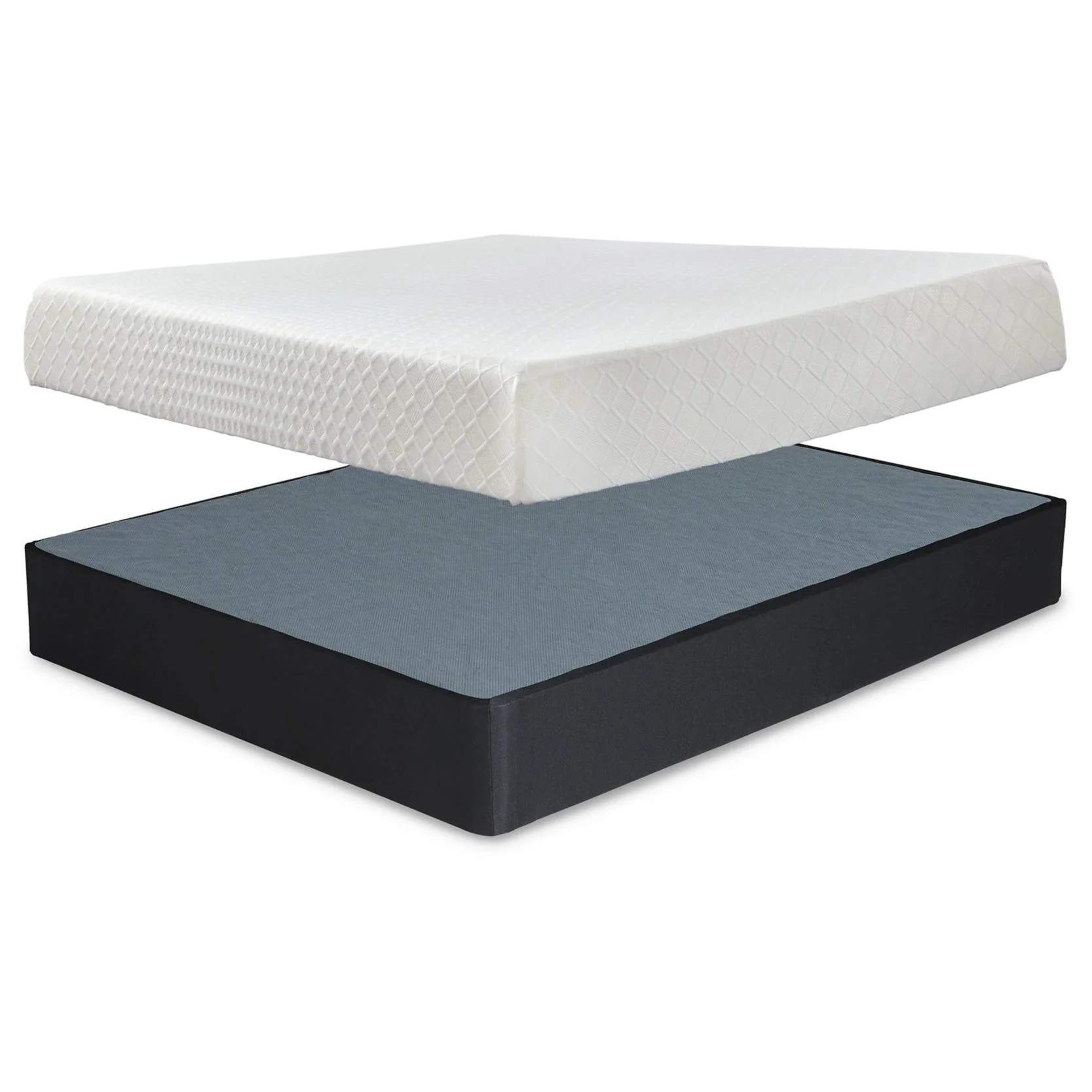 Sierra Sleep 10 Inch Chime Memory Foam M699M1 King Mattress and Foundation - Image 1