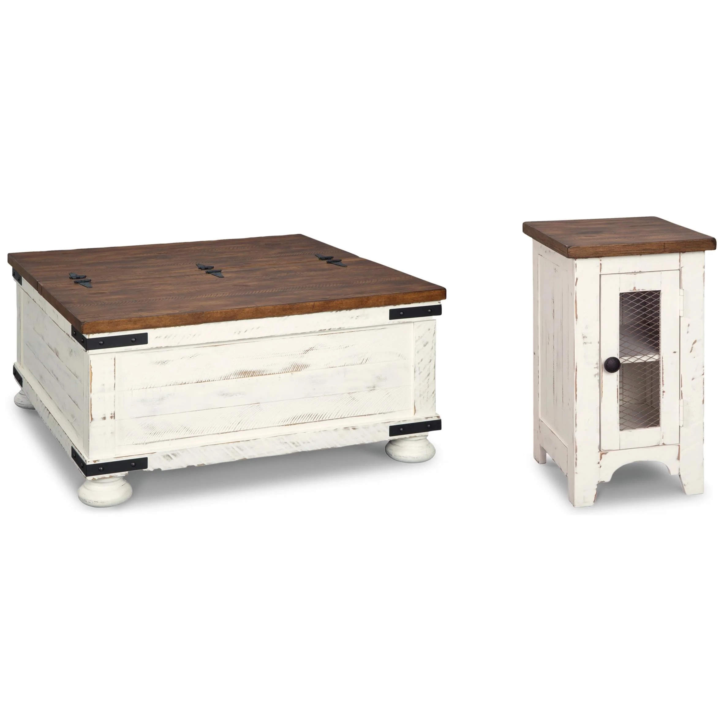 Signature Design by Ashley Wystfield T459T4 Coffee Table and Chairside End Table - Image 1