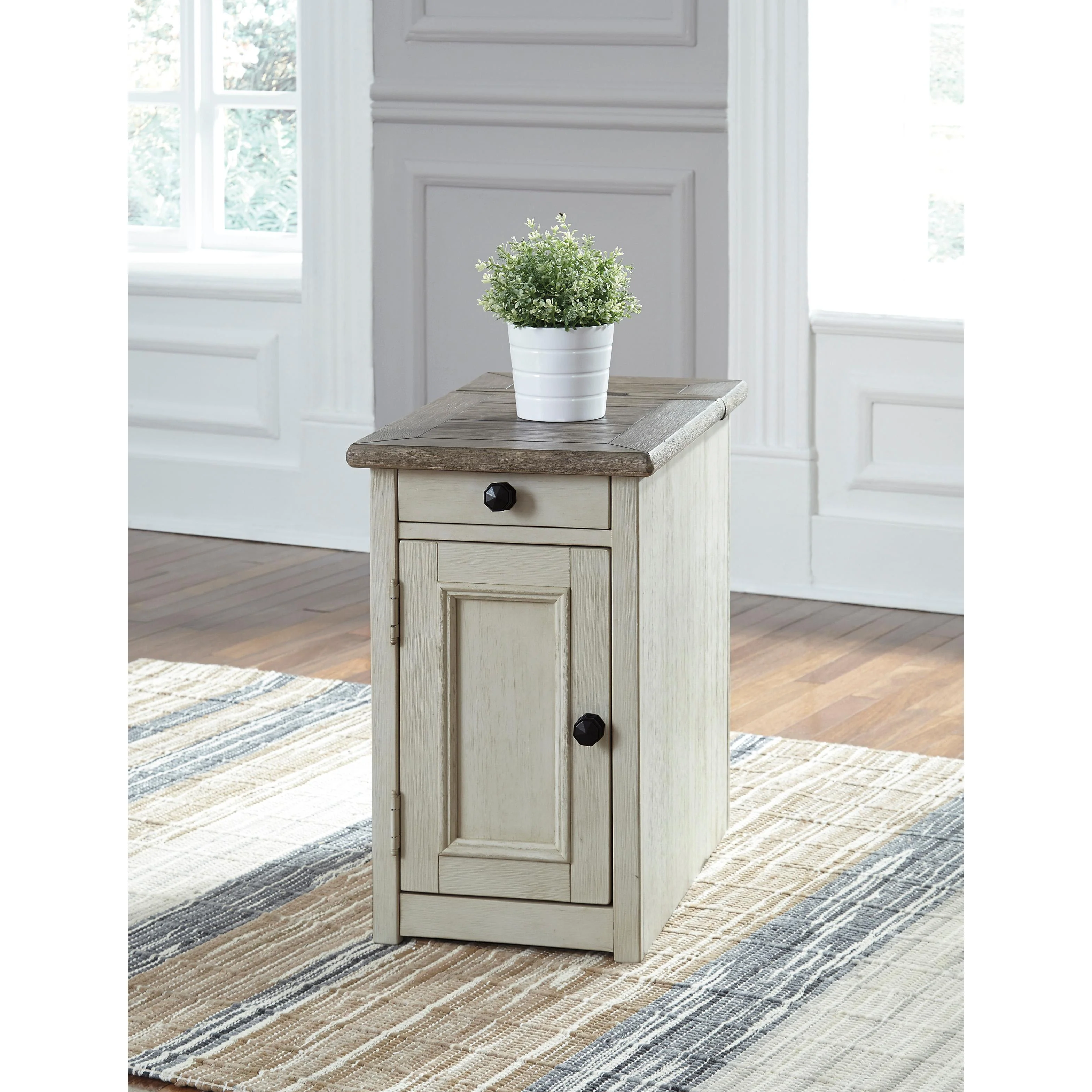Signature Design by Ashley Bolanburg T637T2 Coffee Table and 2 Chairside End Tables - Image 3