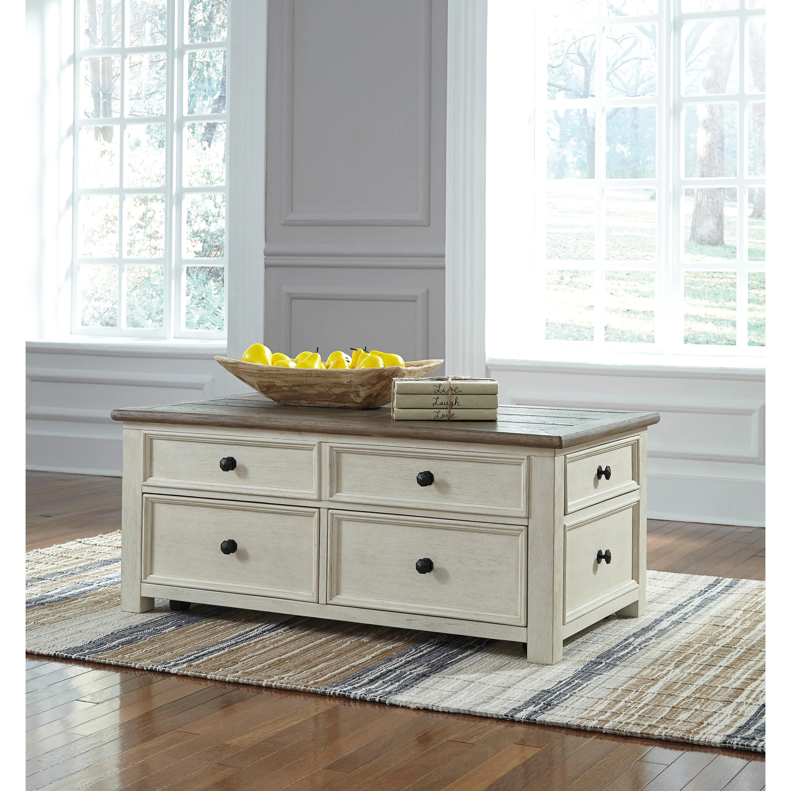 Signature Design by Ashley Bolanburg T637T3 Coffee Table and 2 End Tables - Image 2