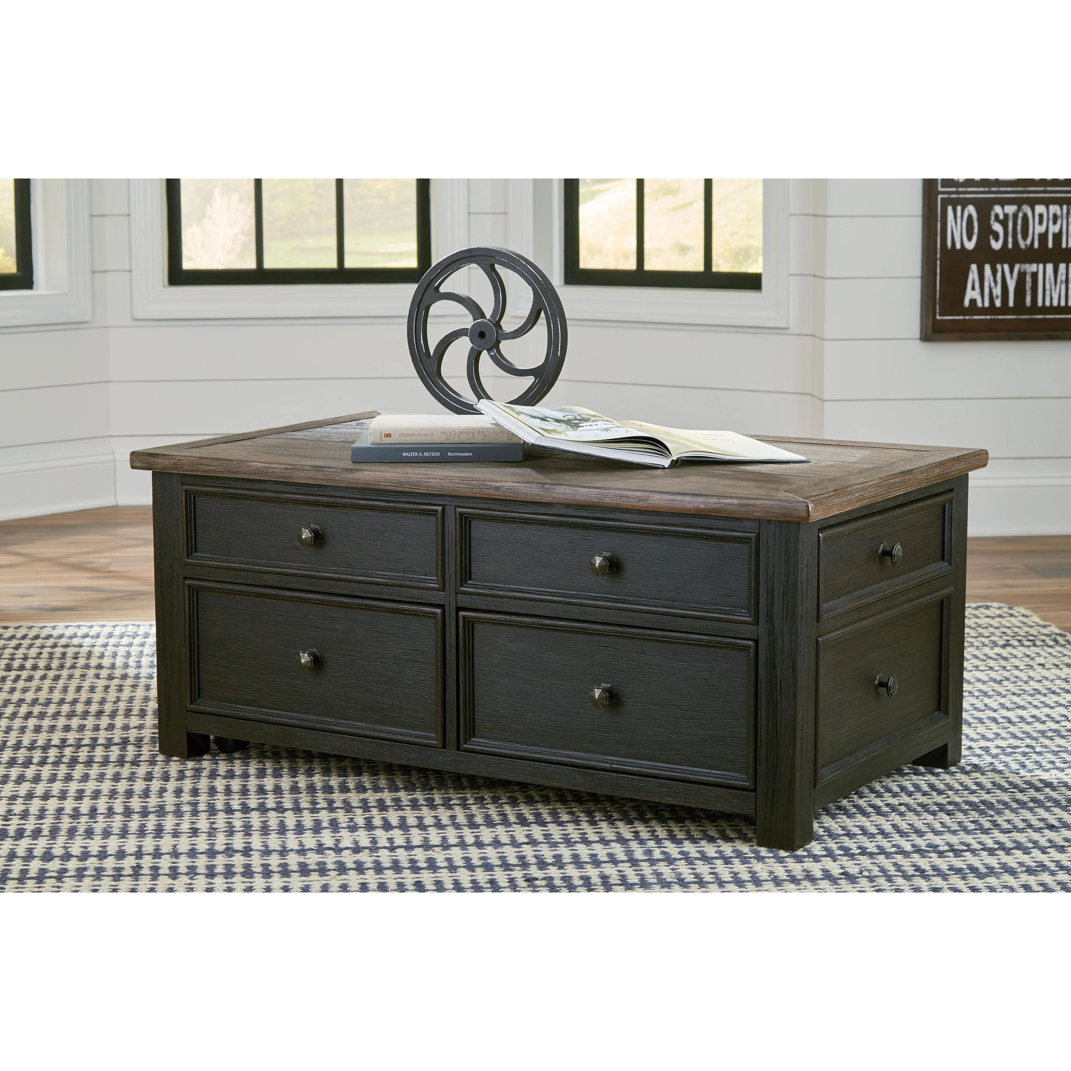 Signature Design by Ashley Tyler Creek T736T1 Coffee Table and 2 Chairside End Tables - Image 2