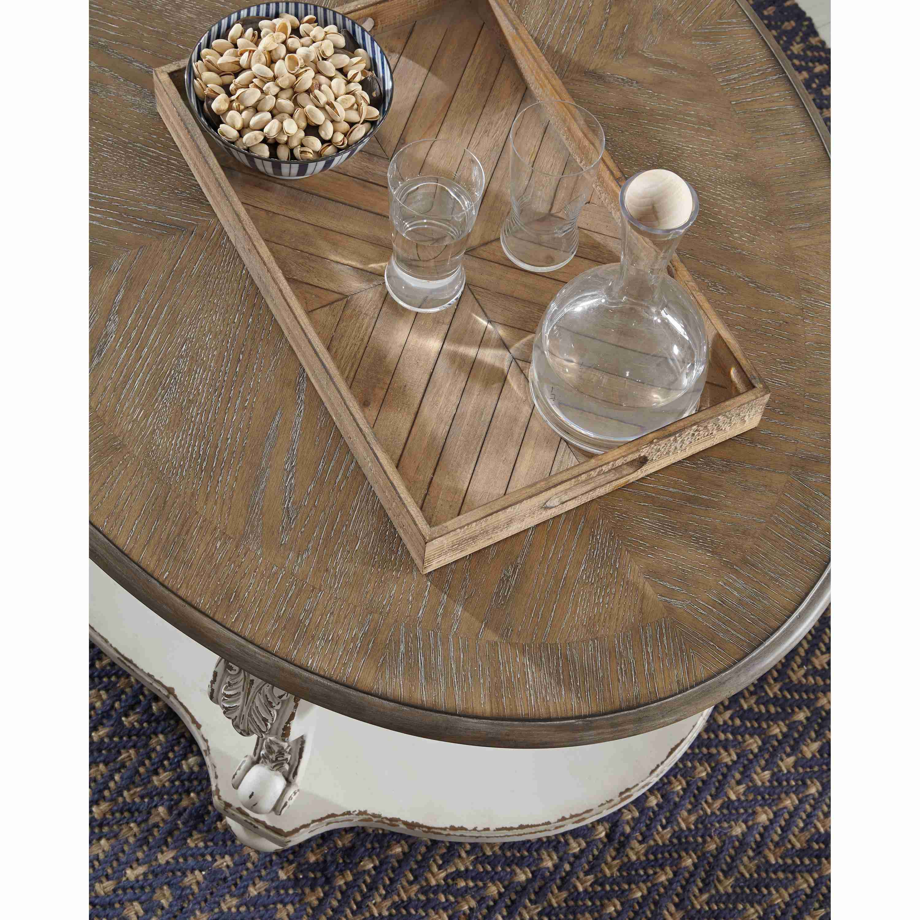 Signature Design by Ashley Realyn T743T2 Coffee Table and 2 End Tables - Image 3