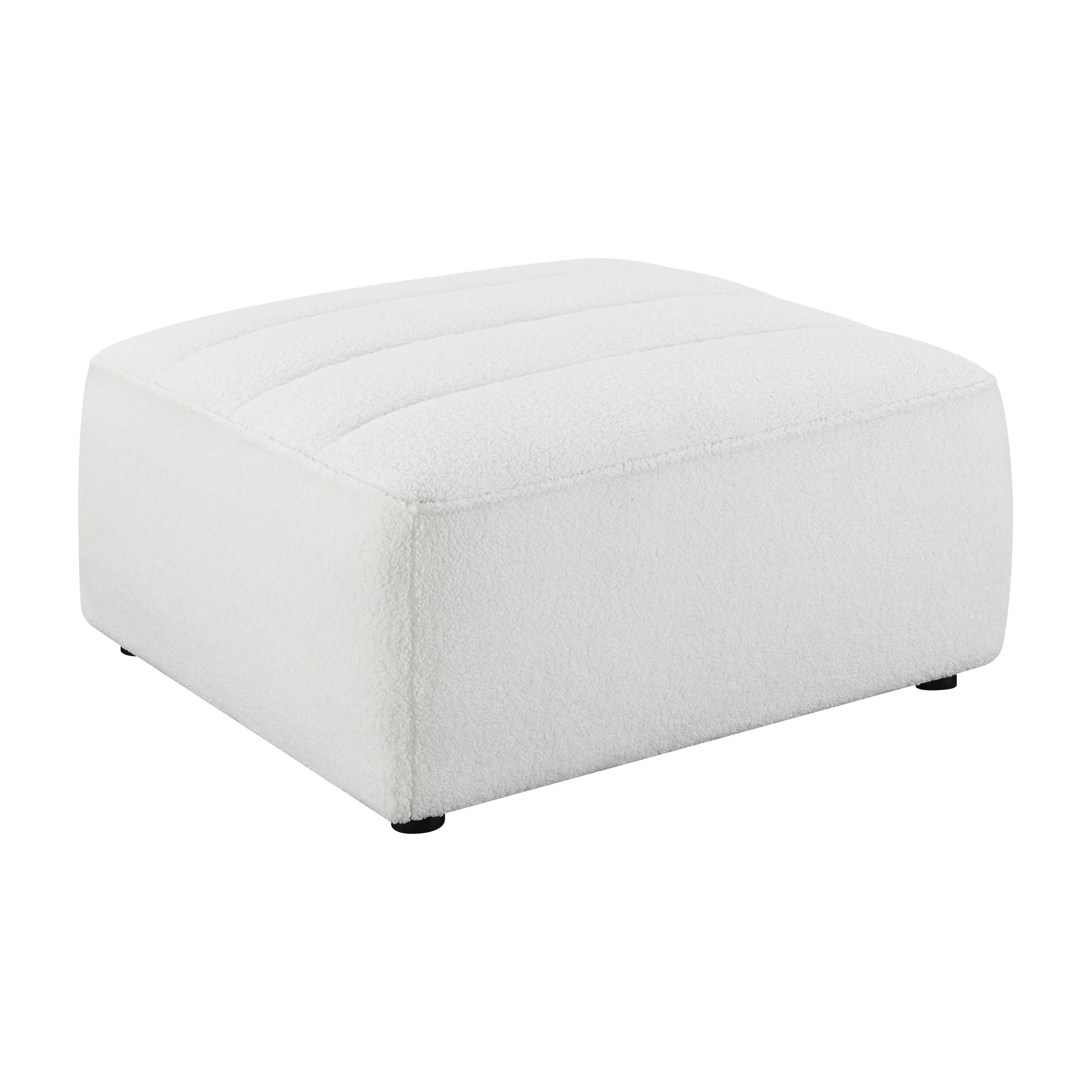 Coaster Furniture Sunny 551623 Square Upholstered Ottoman - Natural - Image 1