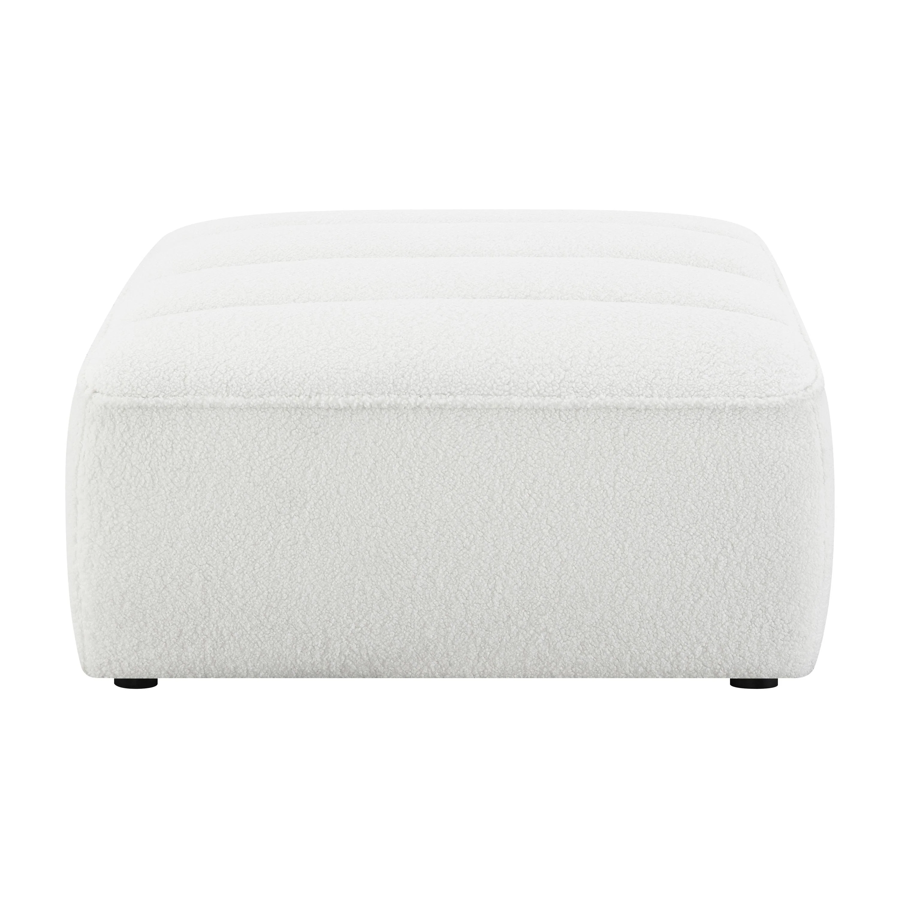 Coaster Furniture Sunny 551623 Square Upholstered Ottoman - Natural - Image 2