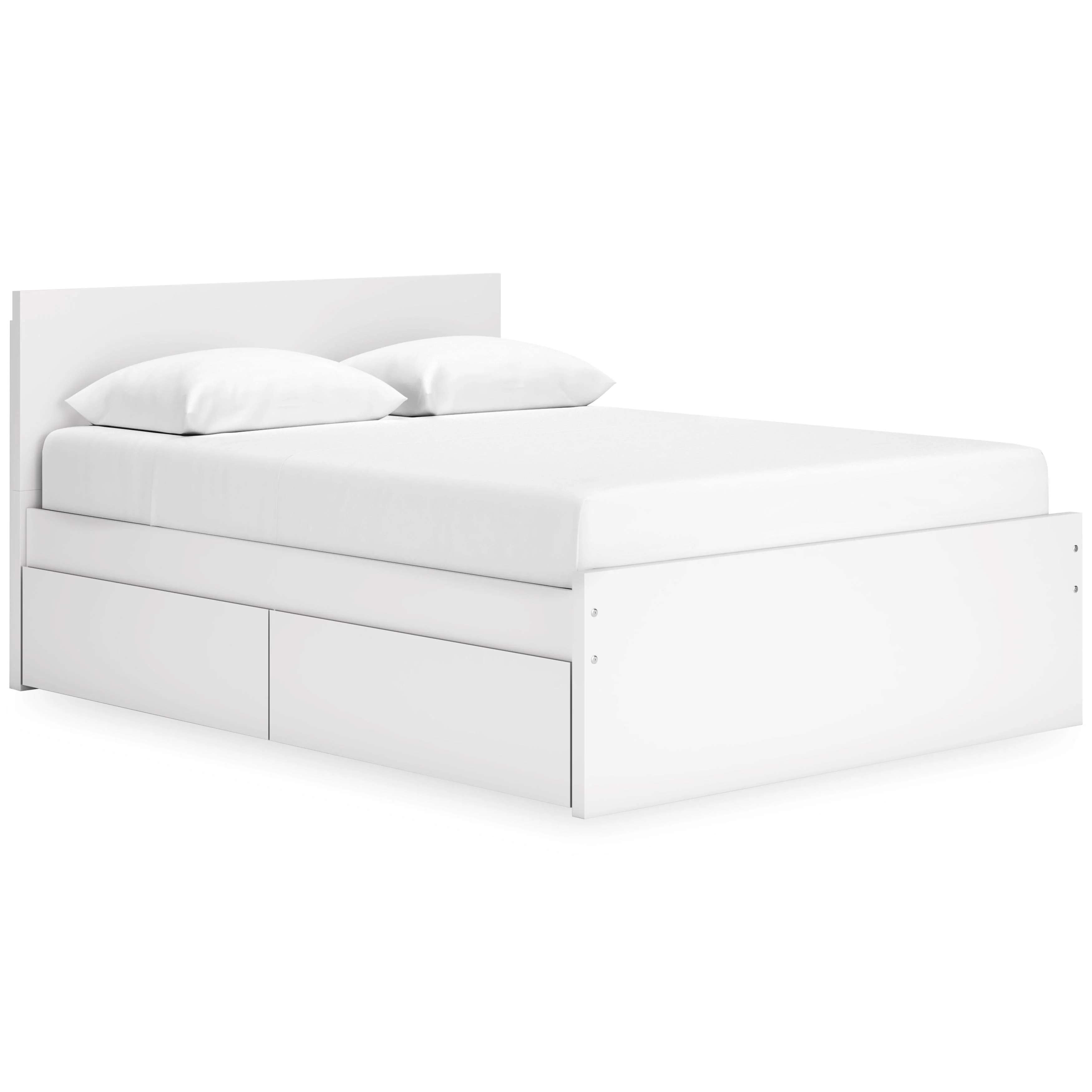 Signature Design by Ashley Onita EB9630B16 Queen Panel Platform Bed with 2 Side Storage - Image 1