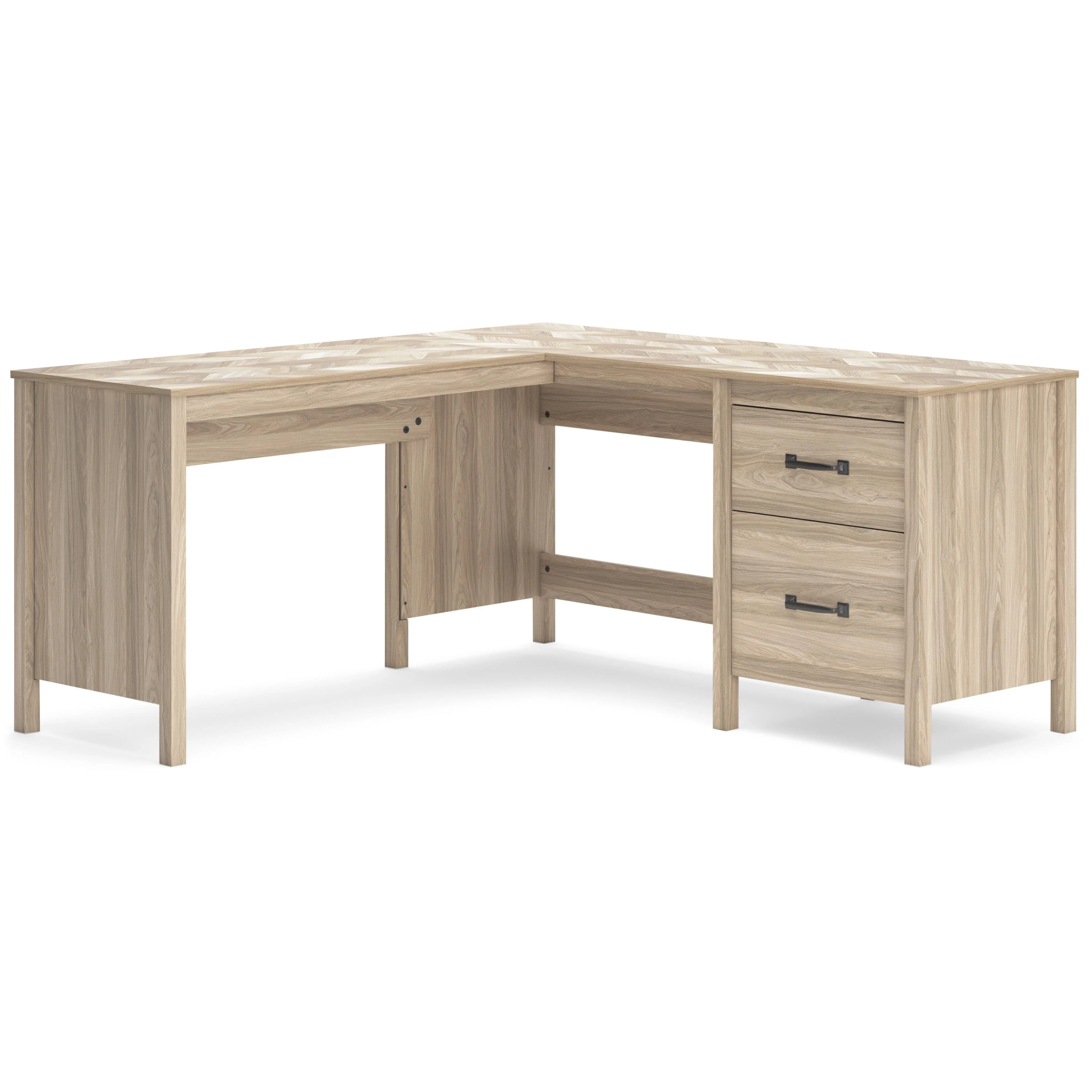Signature Design by Ashley Battelle H3929H1 60" Home Office Desk with Return - Image 1