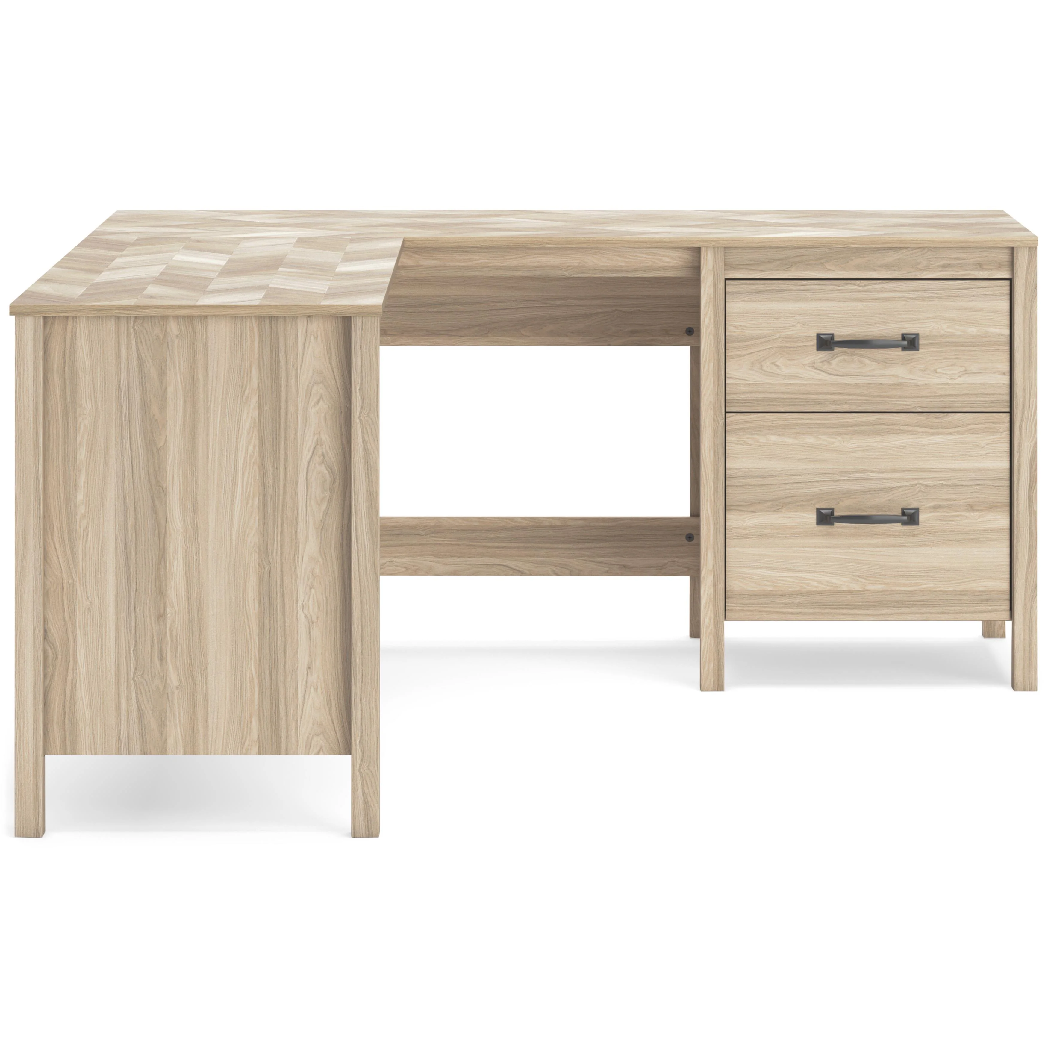 Signature Design by Ashley Battelle H3929H1 60" Home Office Desk with Return - Image 3
