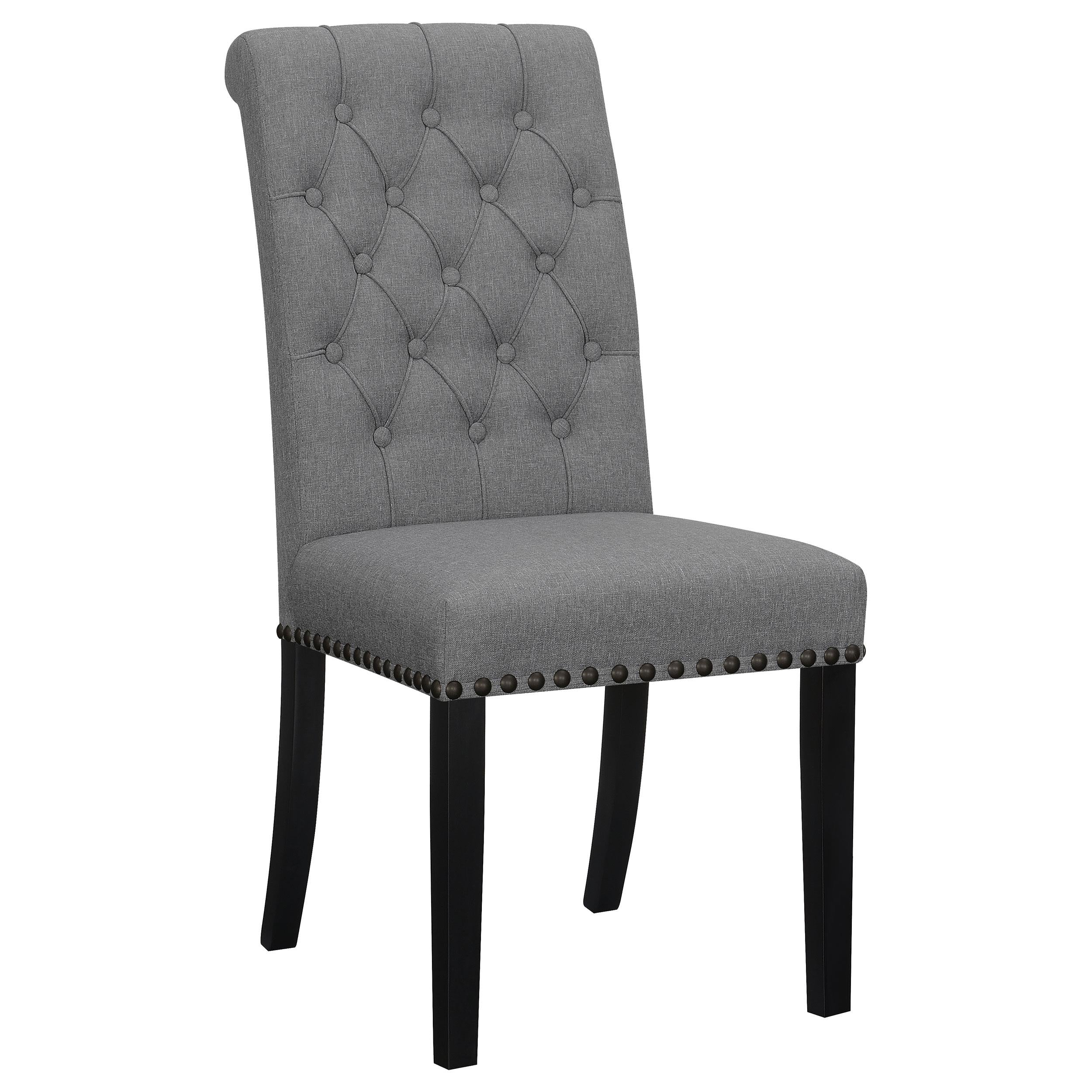 Coaster Furniture Alana 115162 Fabric Upholstered Dining Side Chair – Grey