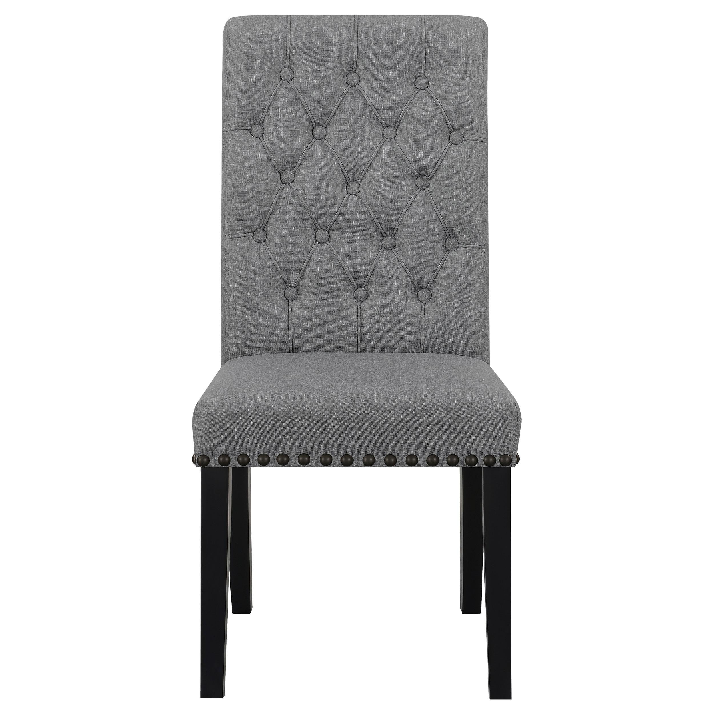 Coaster Furniture Alana 115162 Fabric Upholstered Dining Side Chair - Grey - Image 2