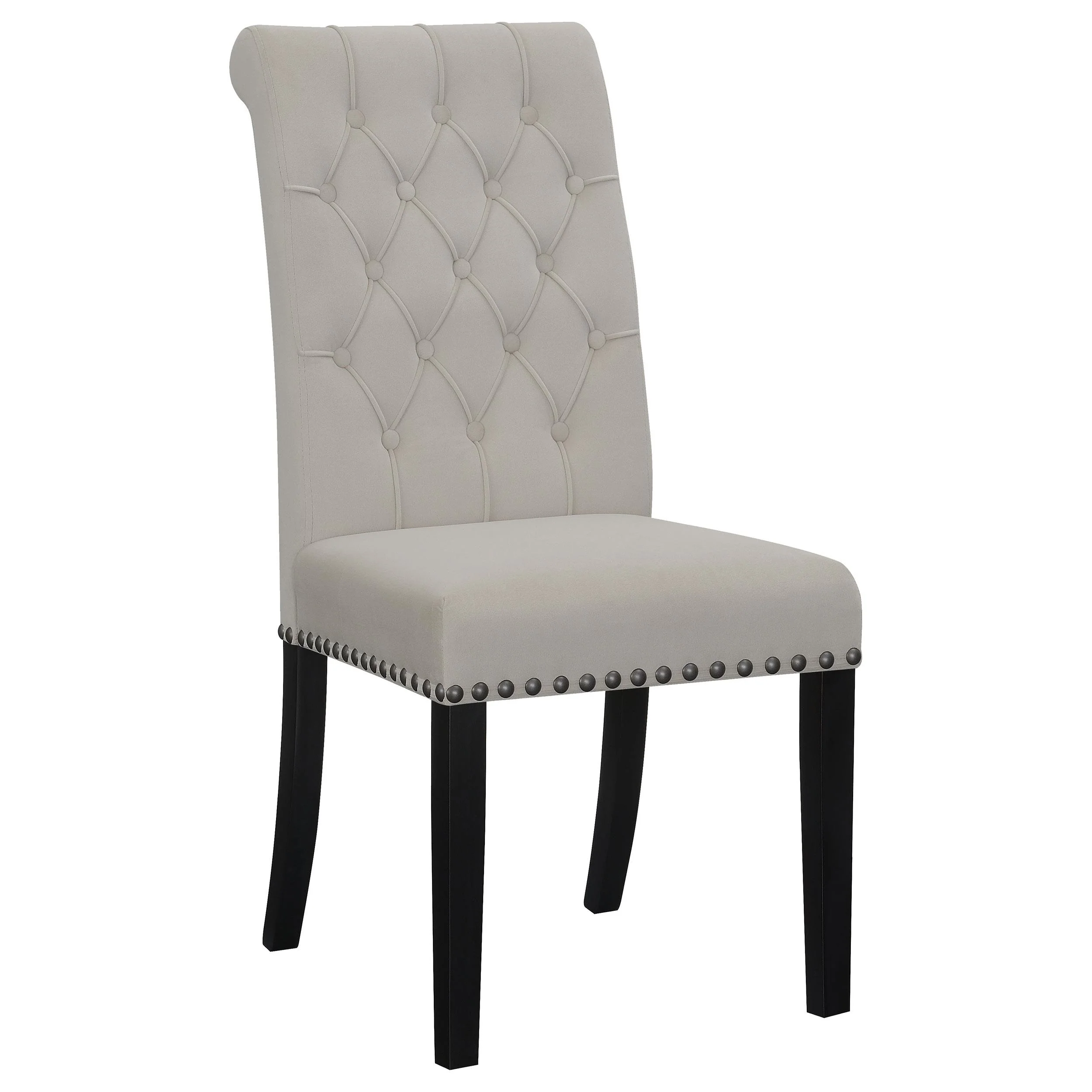 Coaster Furniture Alana 115182 Velvet Upholstered Dining Side Chair – Sand