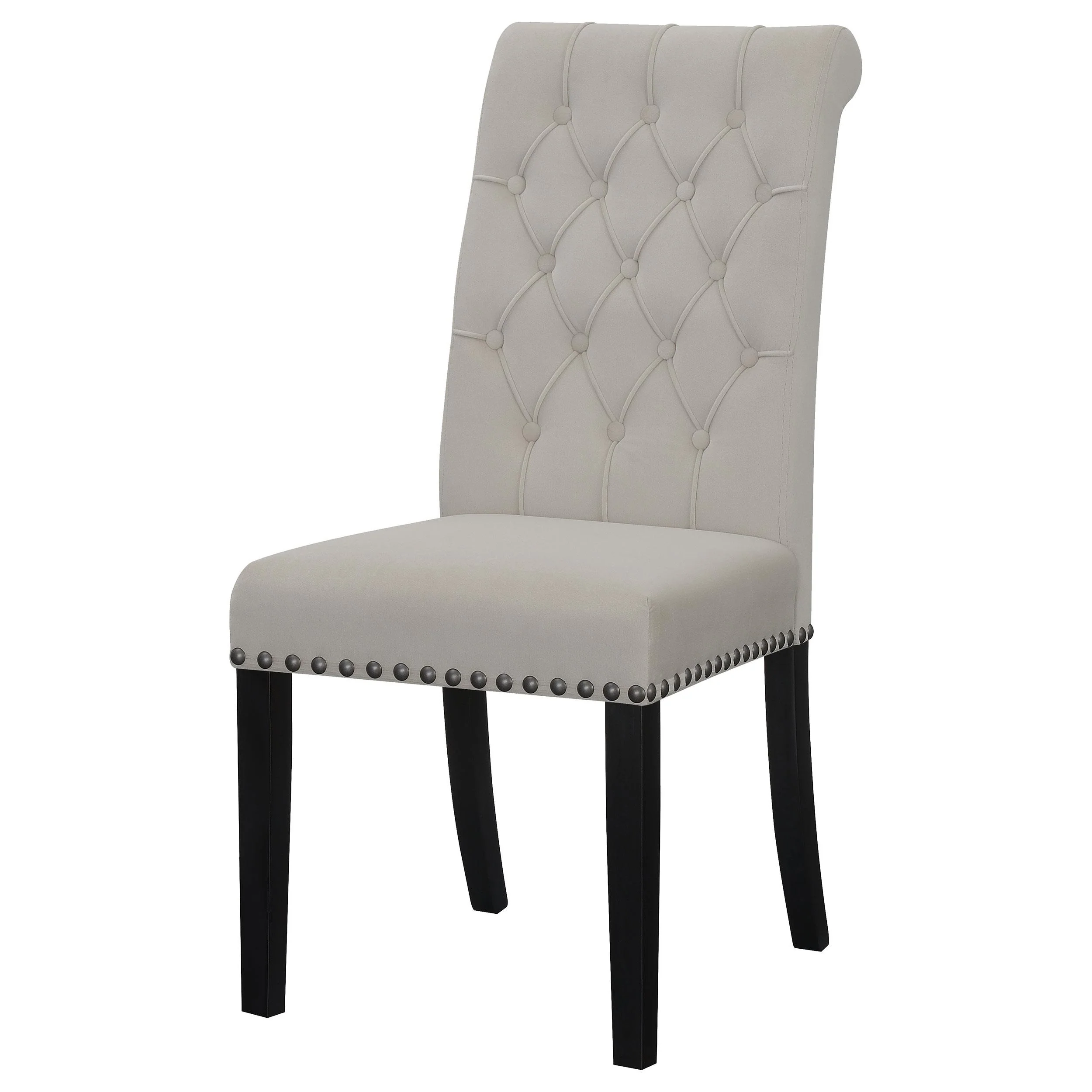 Coaster Furniture Alana 115182 Velvet Upholstered Dining Side Chair - Sand - Image 3