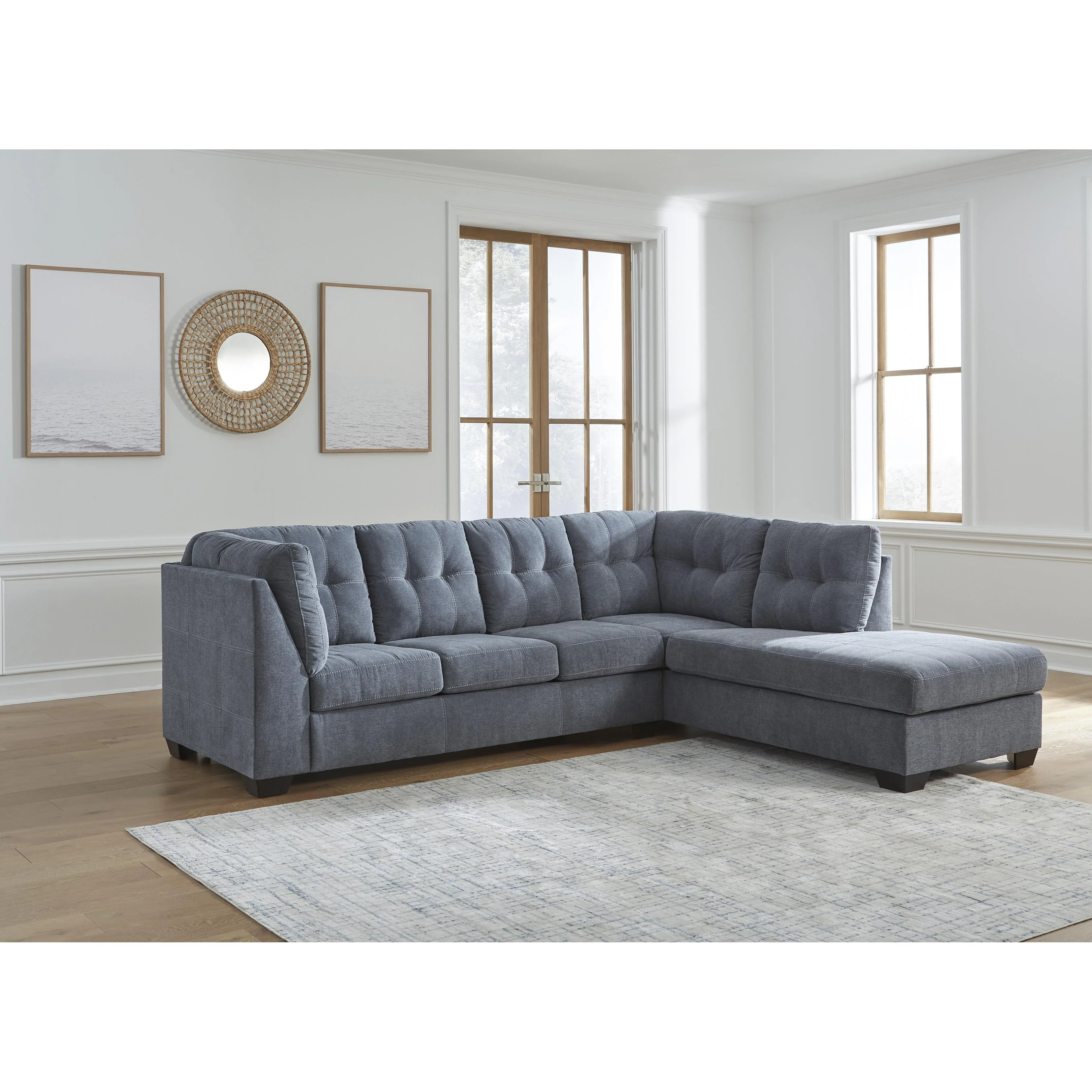 Signature Design by Ashley Marleton 55303S2 2 pc Sectional with Chaise - Image 3