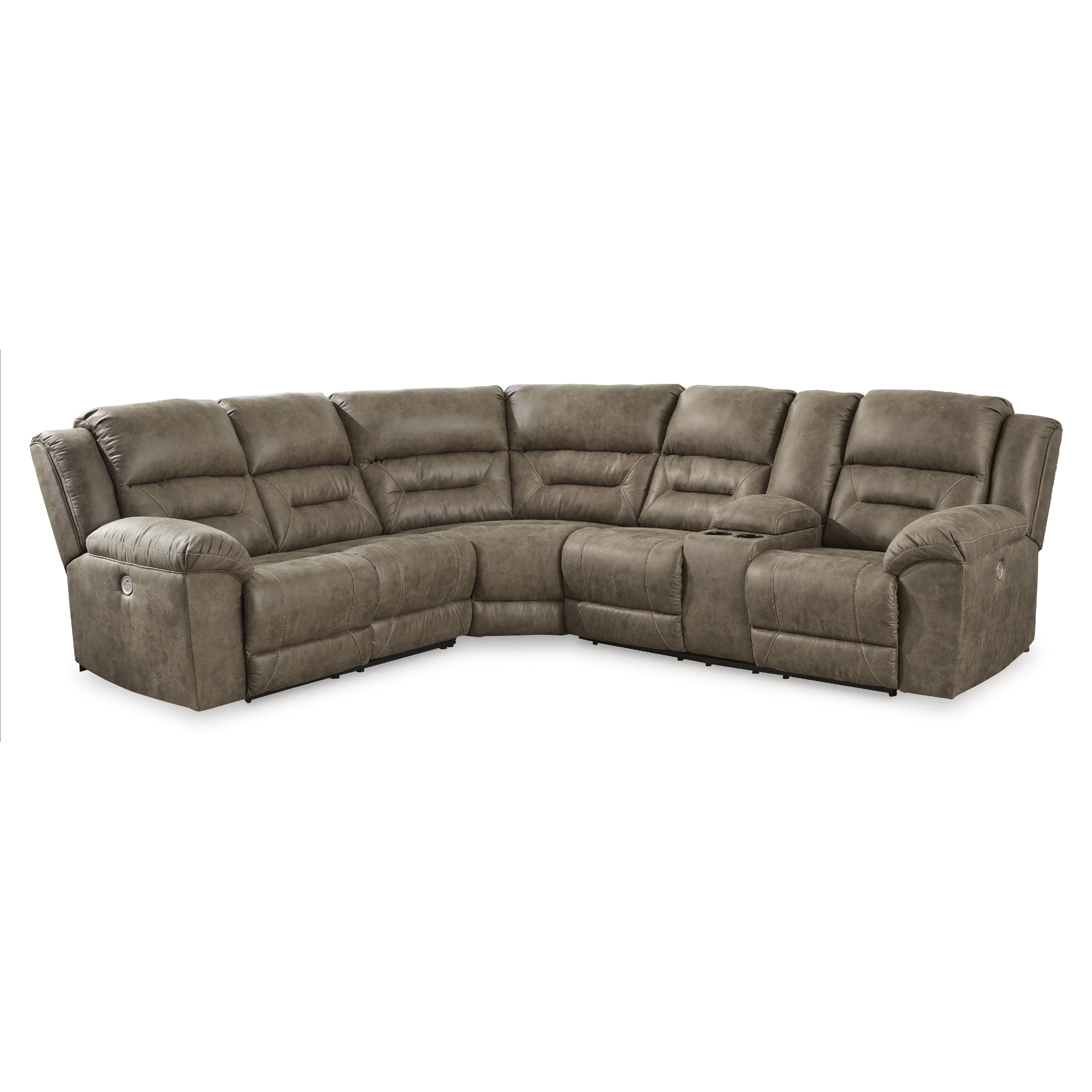 Signature Design by Ashley Ravenel 83106S2 3 pc Power Reclining Sectional - Image 1