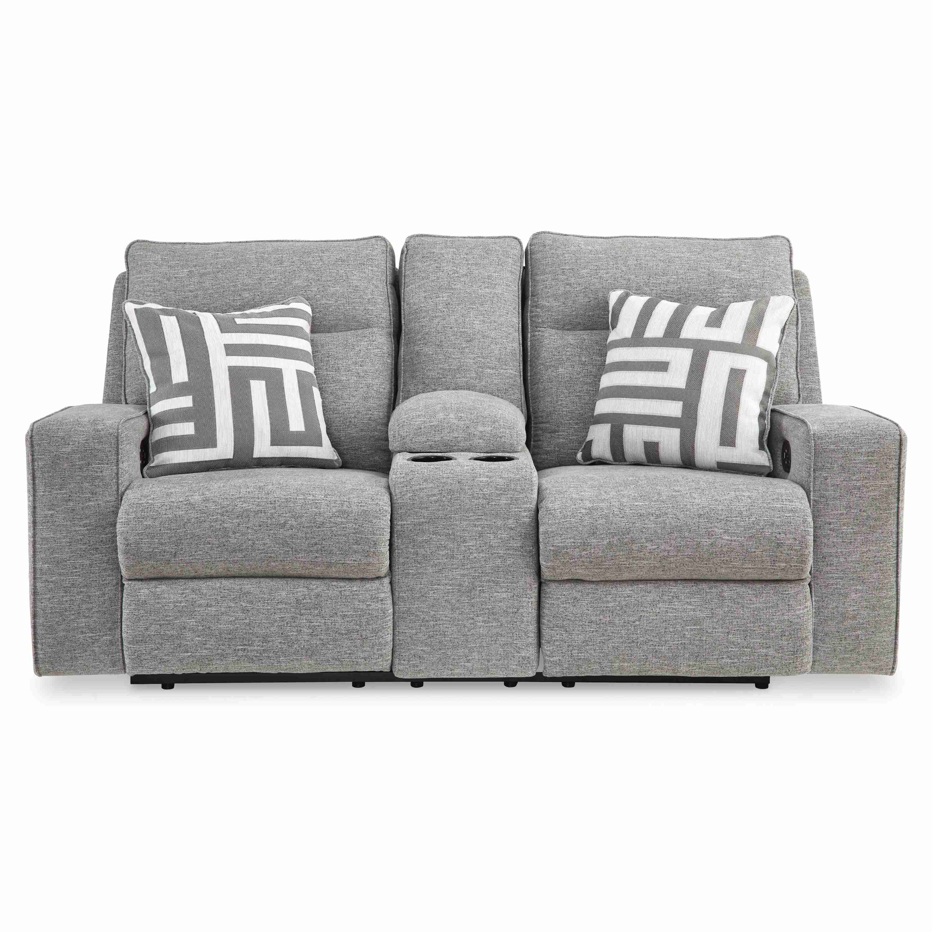 Signature Design by Ashley Biscoe 9050318 Power Reclining Loveseat with Console and Adjustable Headrest - Image 3