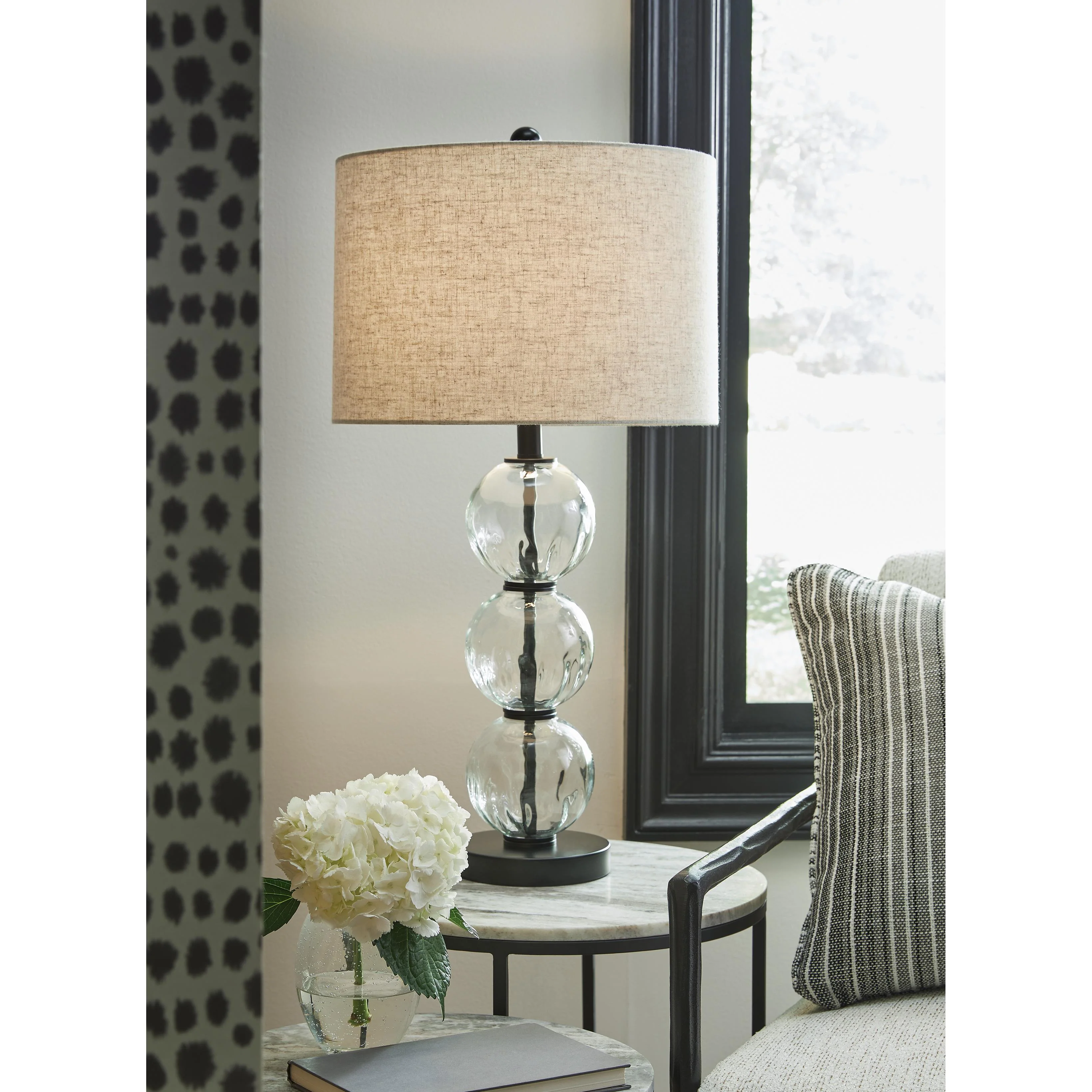 Signature Design by Ashley Airbal L431604 Glass Table Lamp - Image 2