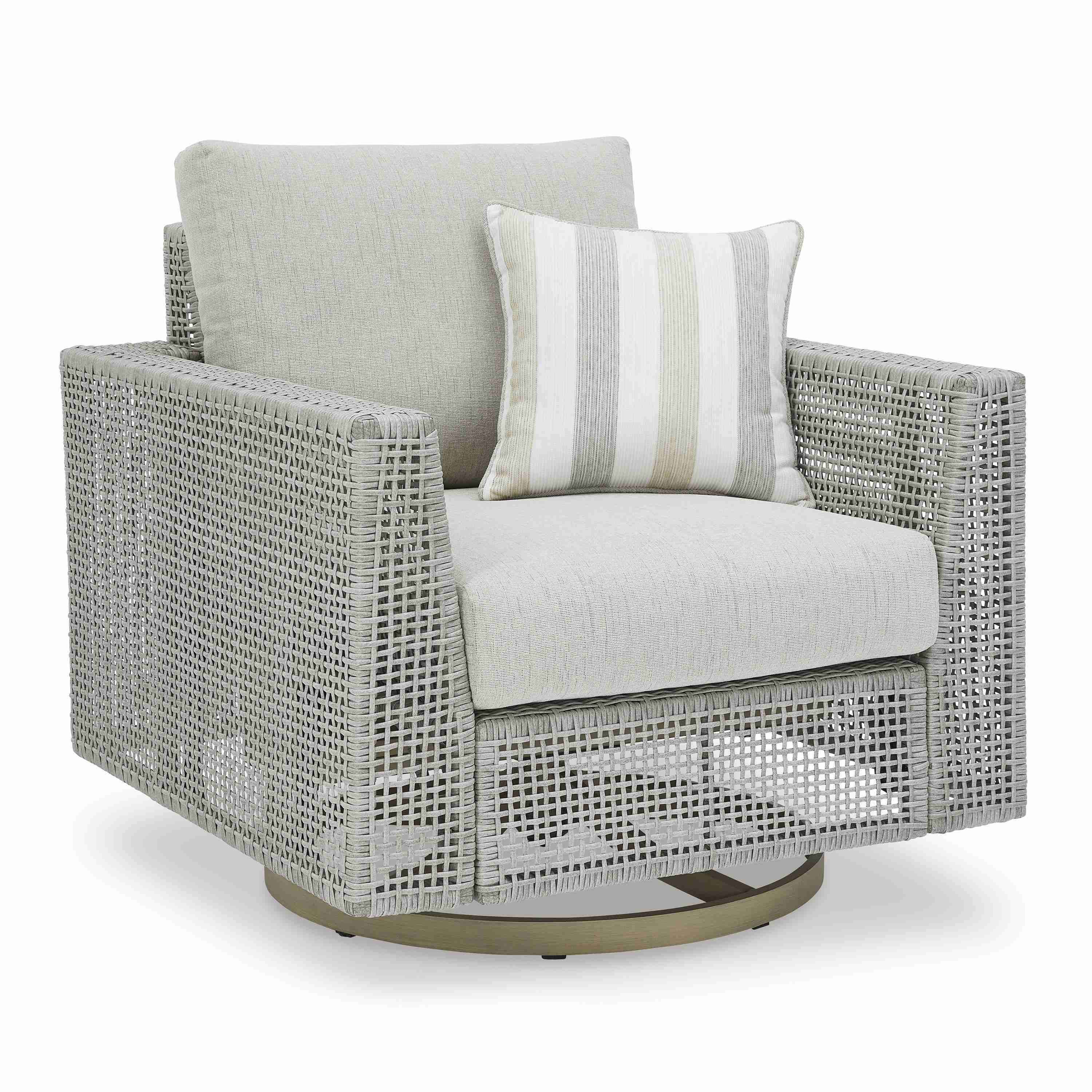 Signature Design by Ashley Seton Creek P798-821 Swivel Lounge with Cushion - Image 1