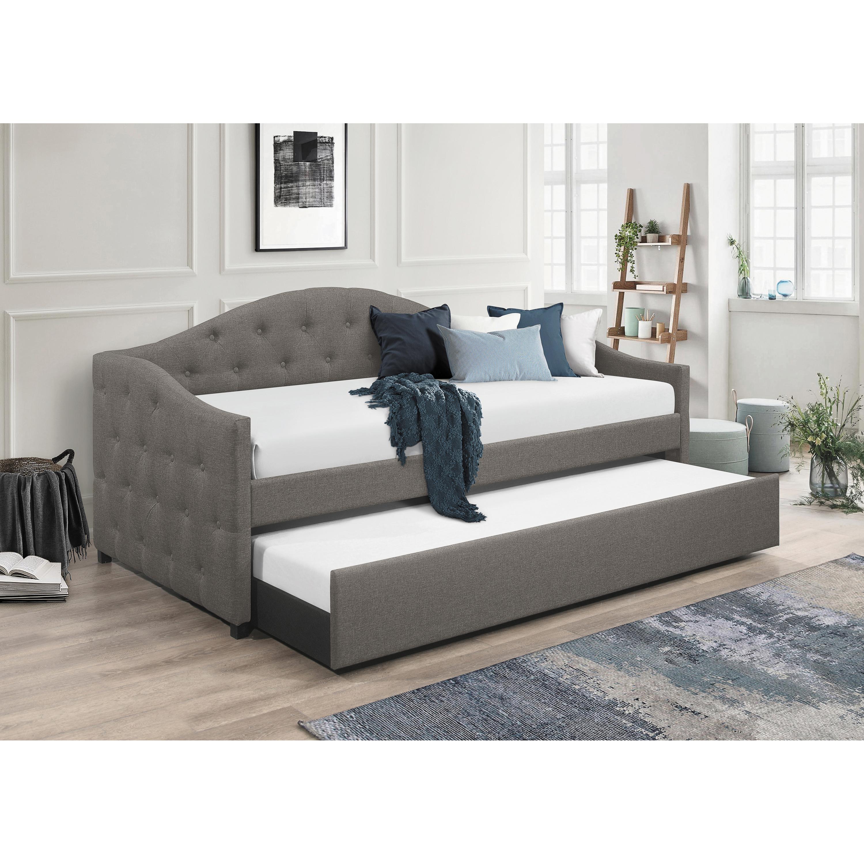 Coaster Furniture Sadie 300638 Upholstered Twin Daybed with Trundle - Grey - Image 2