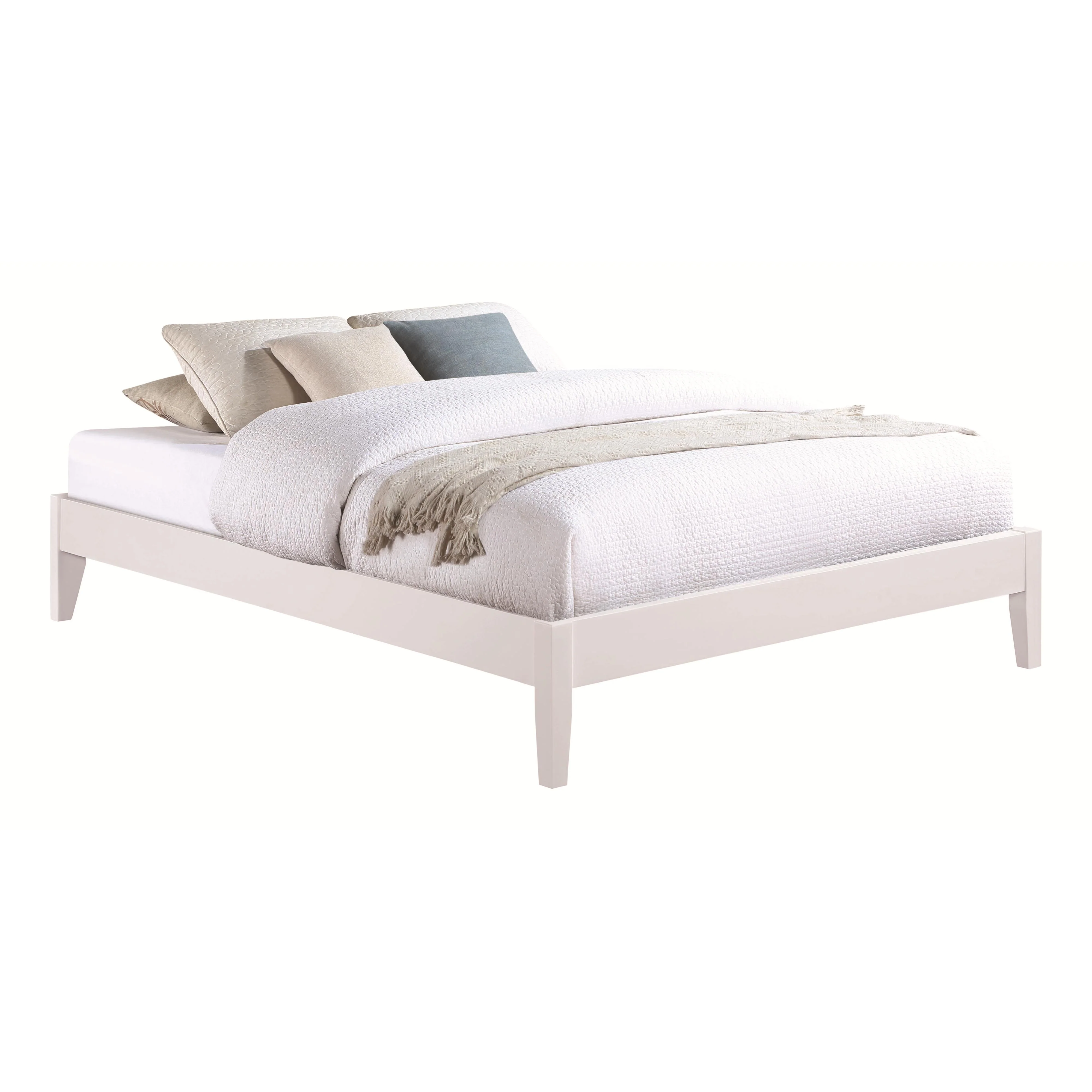 Coaster Furniture Hounslow 306128KW California King Universal Platform Bed - White - Image 1