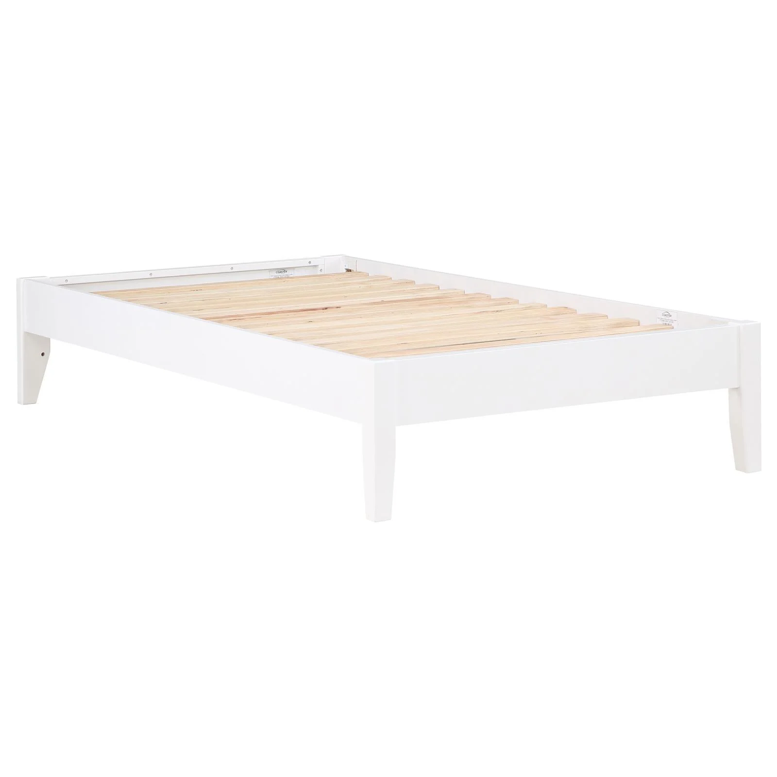 Coaster Furniture Hounslow 306128F Full Universal Platform Bed - White - Image 1