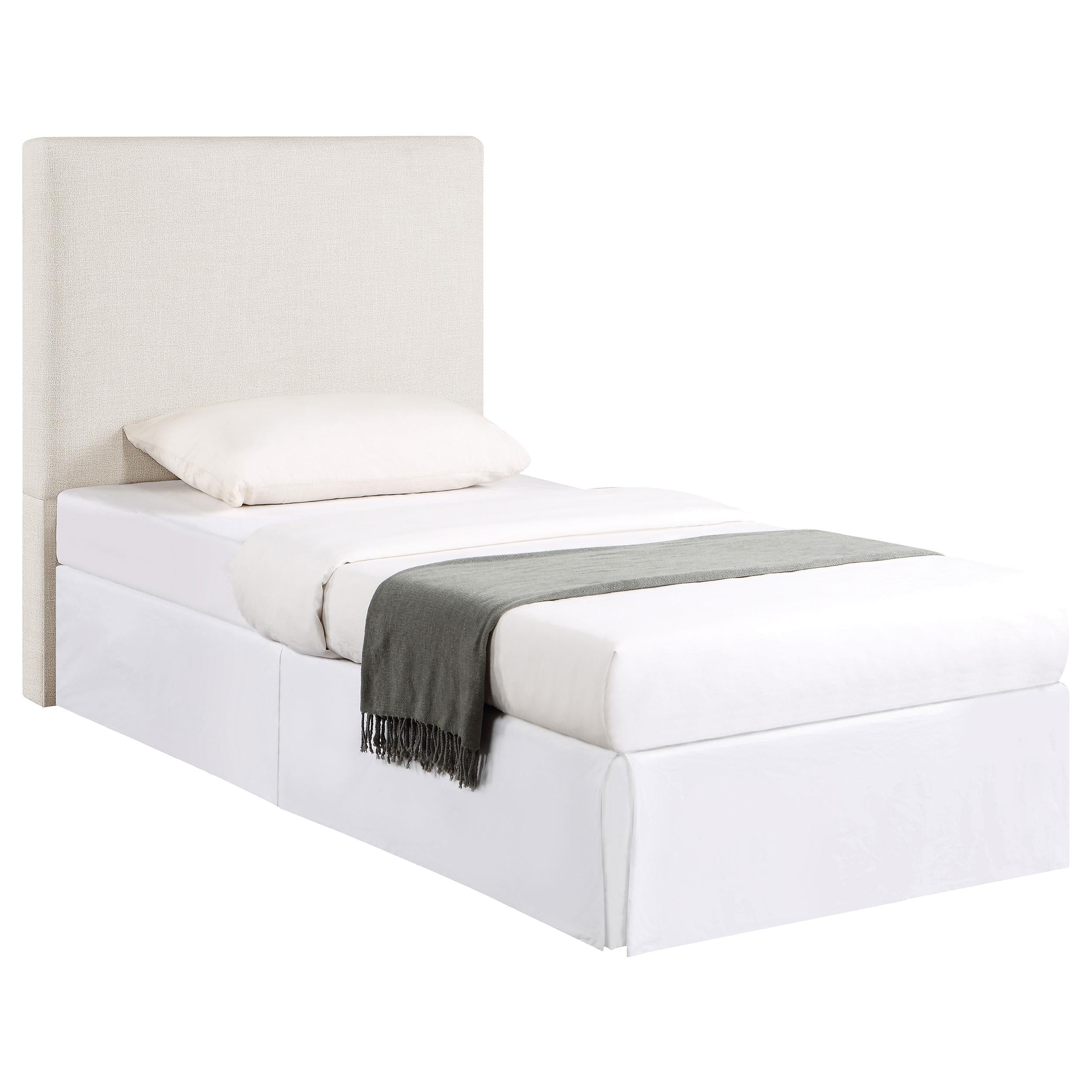 Coaster Furniture Pirro 315980T Upholstered Twin Panel Headboard – Sand