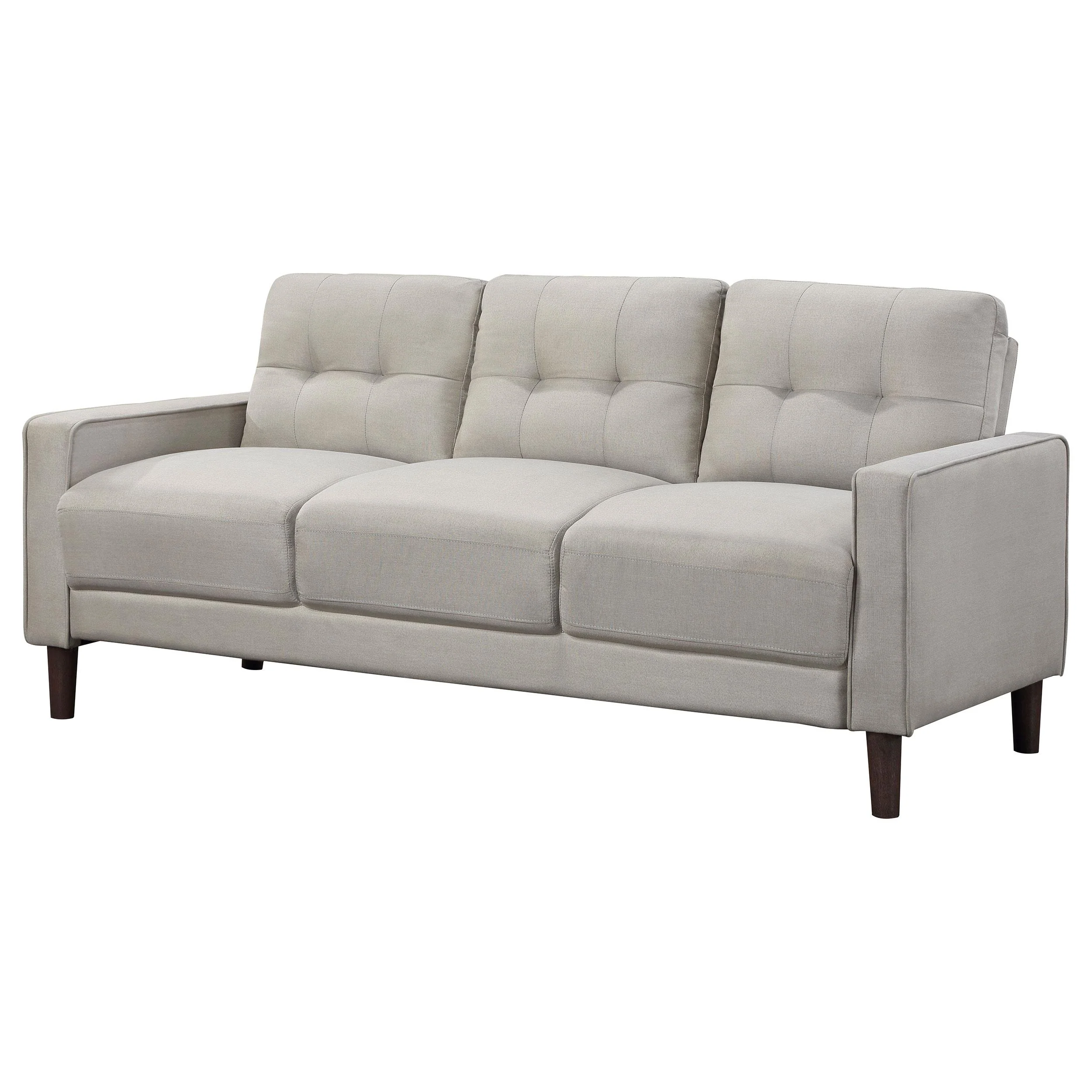 Coaster Furniture Bowen 506785 Upholstered Track Arm Tufted Sofa - Beige - Image 3