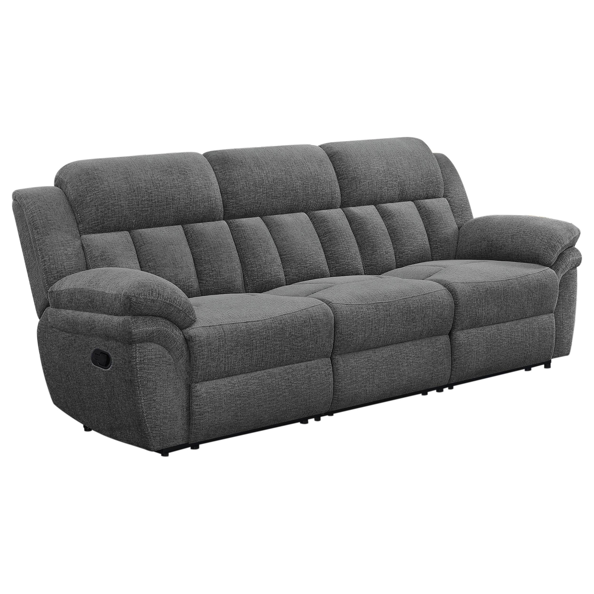 Coaster Furniture Bahrain 609541 Upholstered Motion Sofa - Charcoal - Image 1