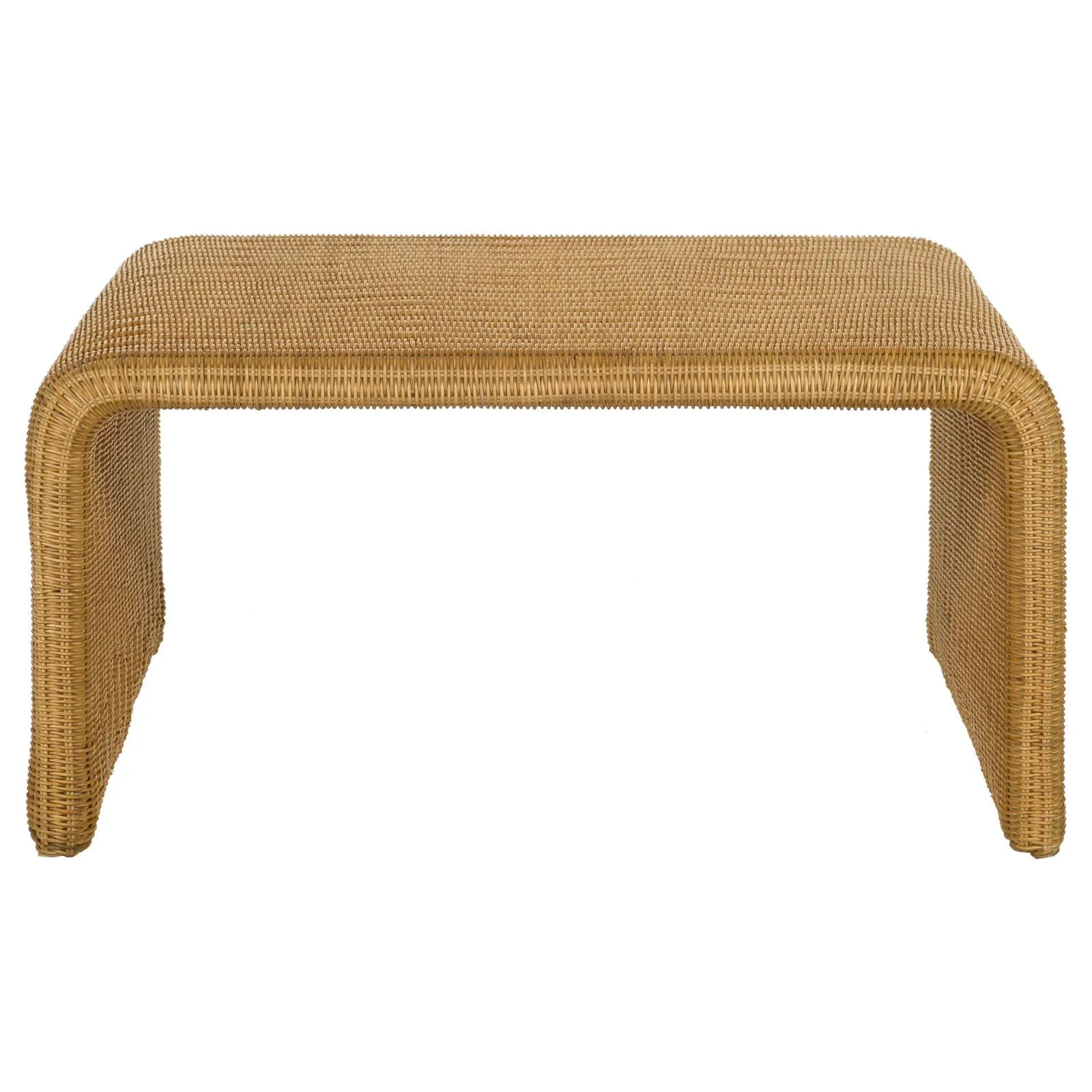 Coaster Furniture Juanita 709818 Square Woven Rattan Coffee Table - Natural - Image 3