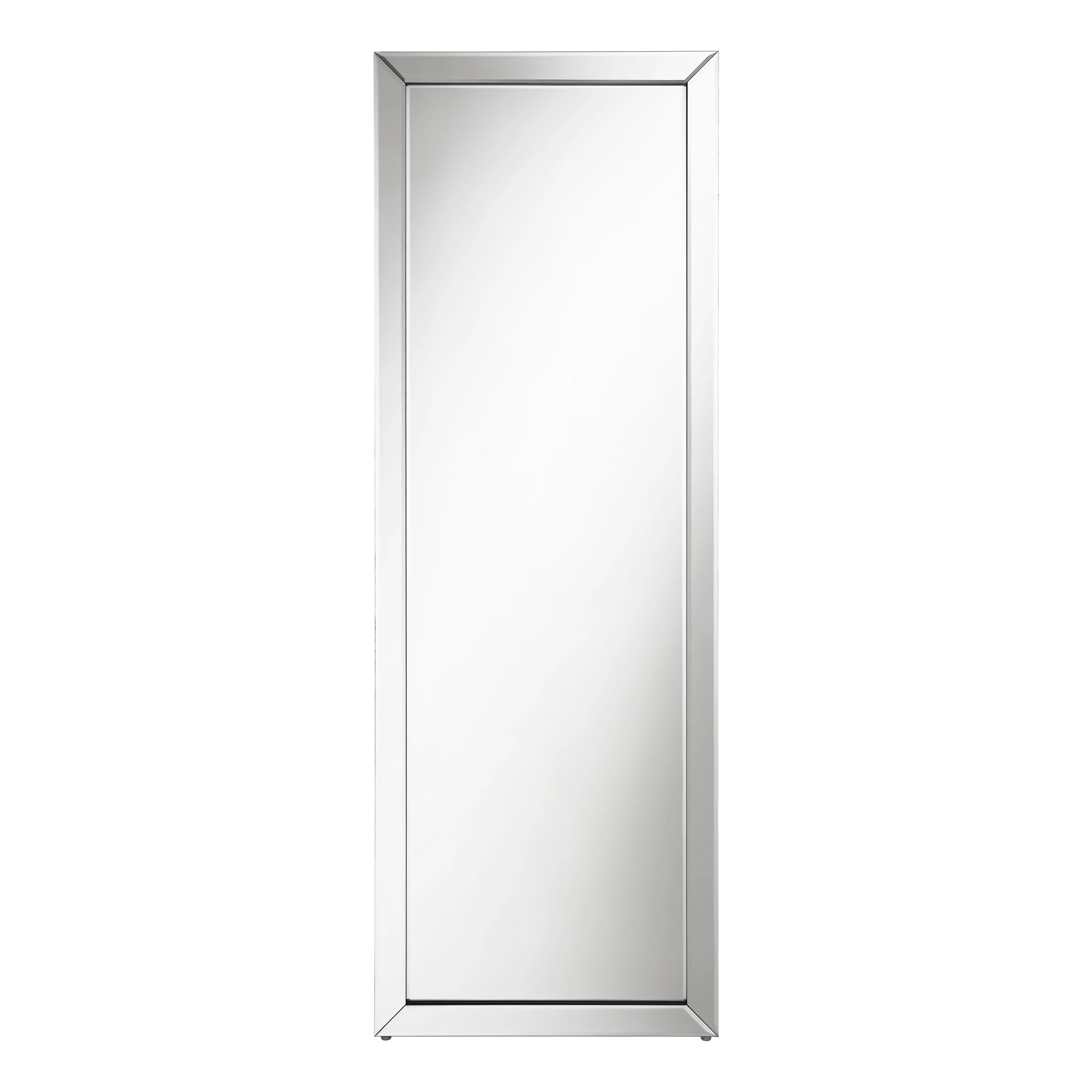 Coaster Furniture Soline 961633 22 x 61 Inch Framed Standing Floor Mirror - Silver - Image 3