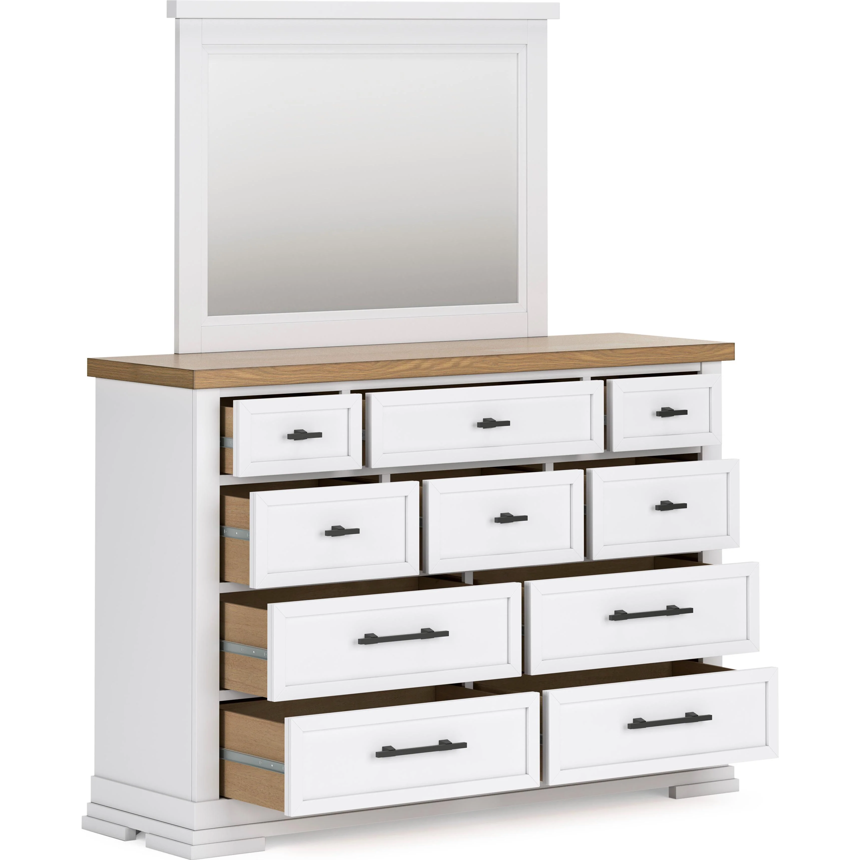 Benchcraft Ashbryn B844B1 Dresser and Mirror - Image 2