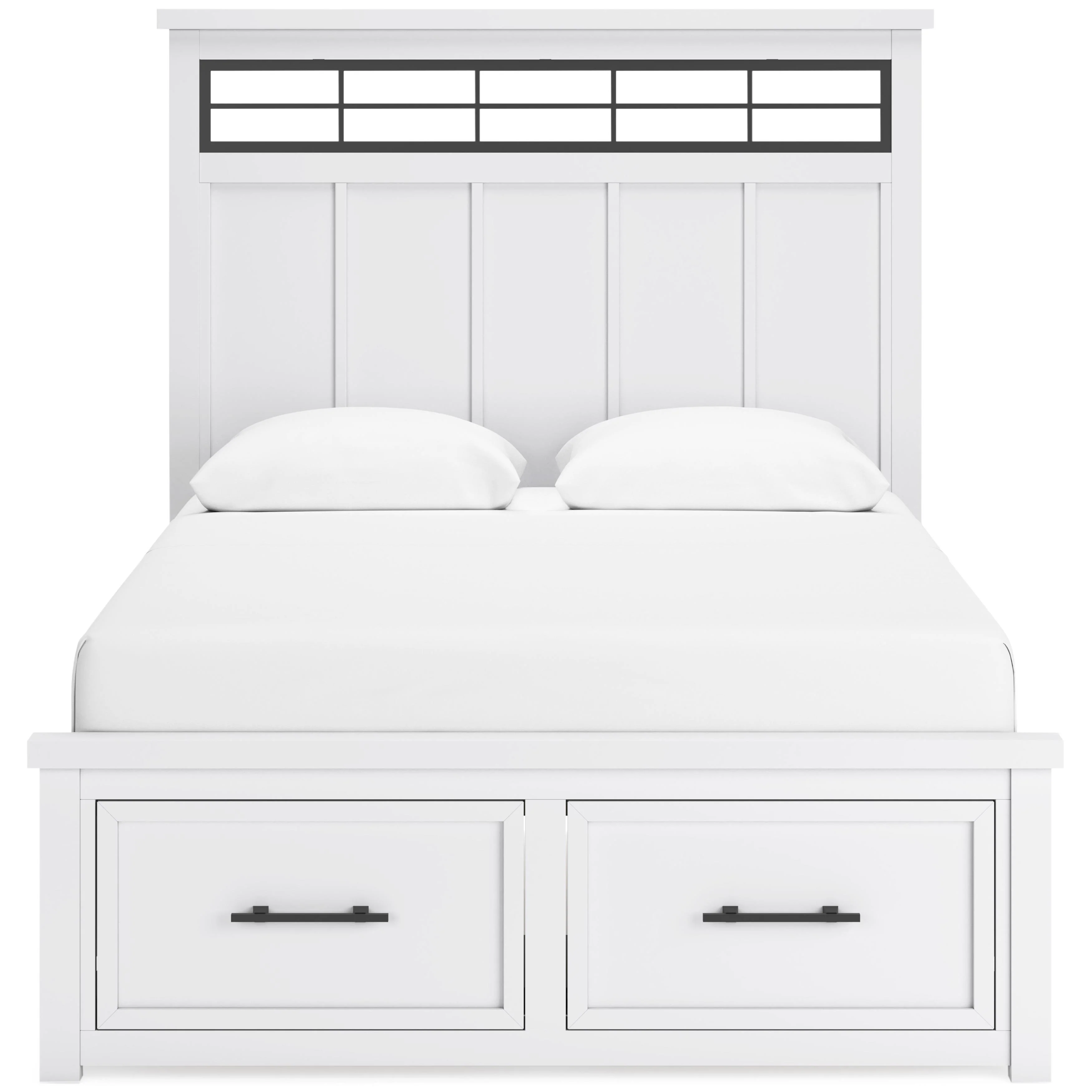Benchcraft Ashbryn B844B2 Queen Panel Storage Bed - Image 2