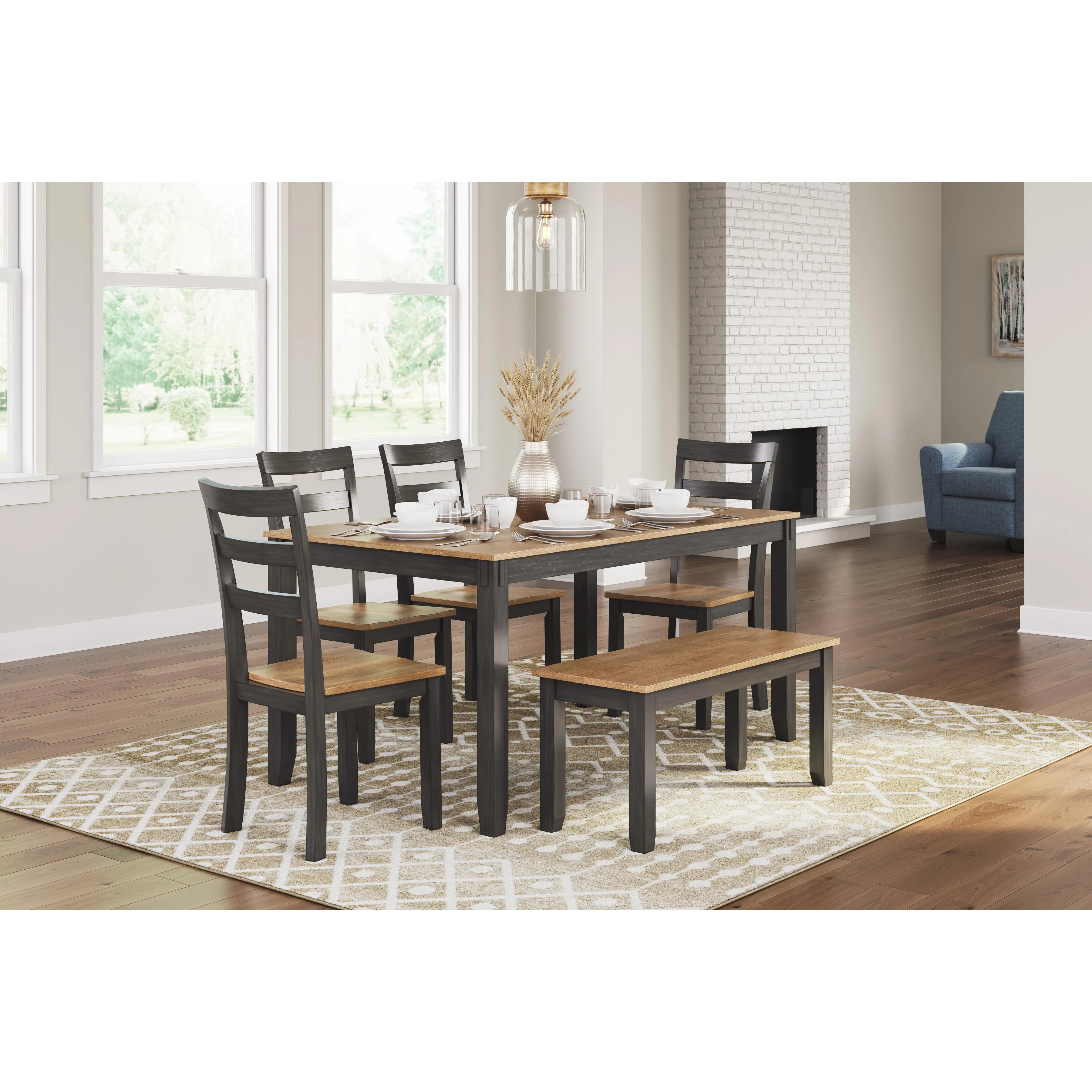 Signature Design by Ashley Gesthaven D396-325 Dining Room Table Set - Image 3