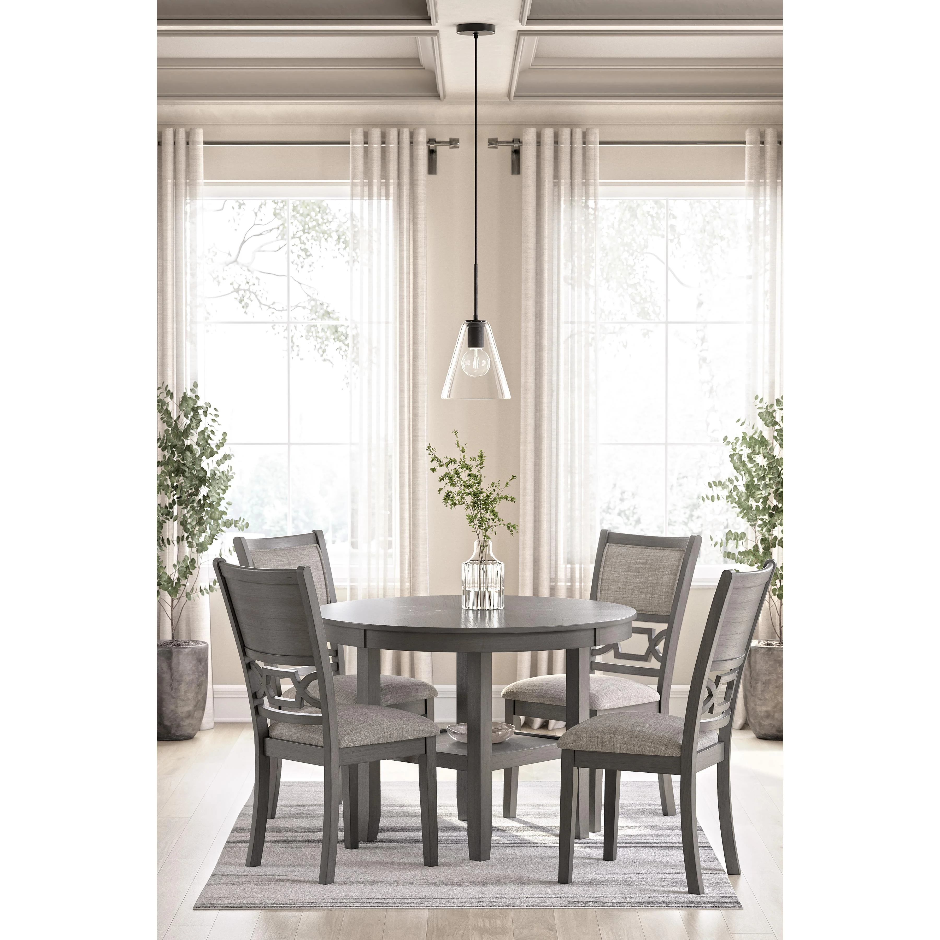Signature Design by Ashley Wrenning D425-225 Dining Room Table Set - Image 3