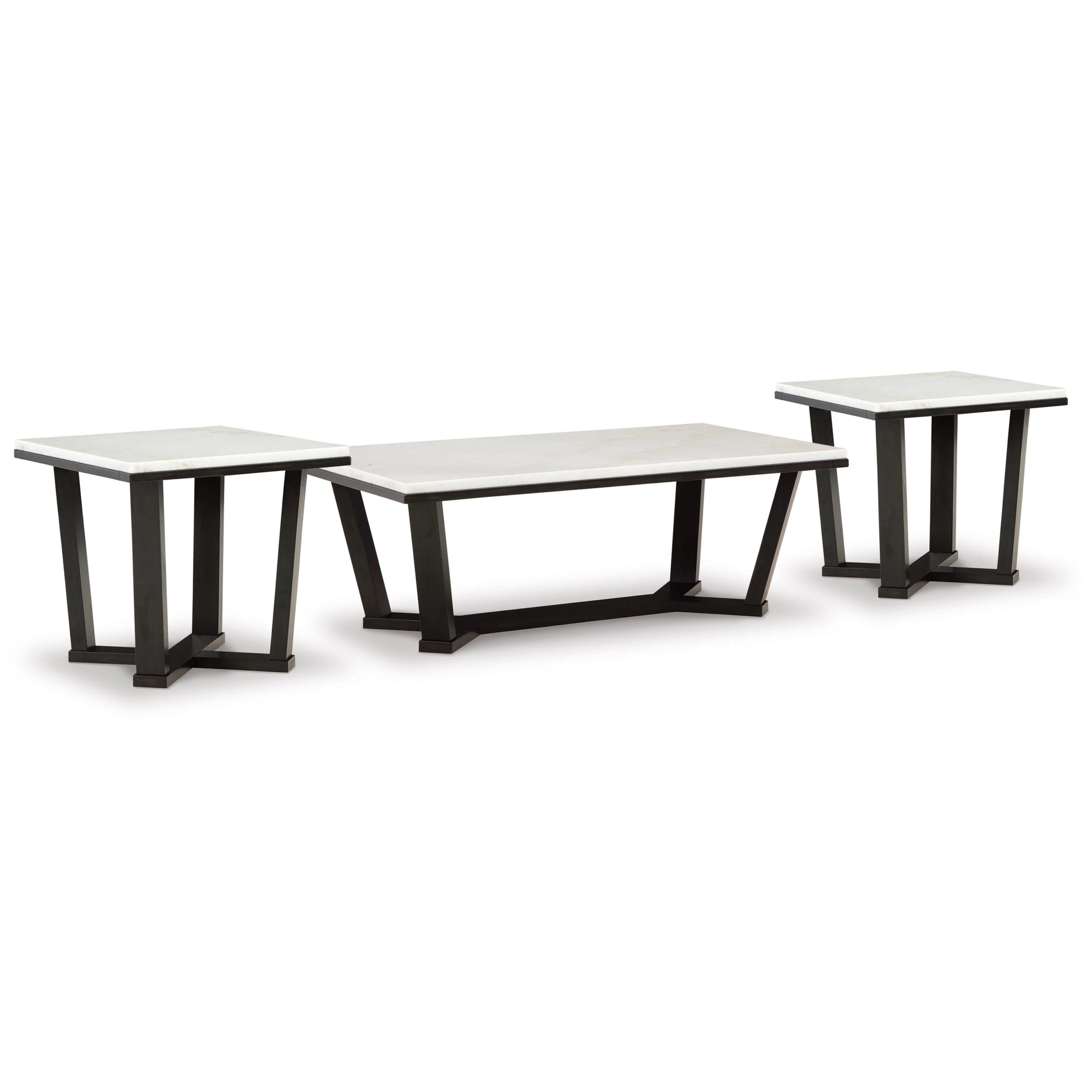 Signature Design by Ashley Fostead T770T1 Coffee Table and 2 Ends - Image 1