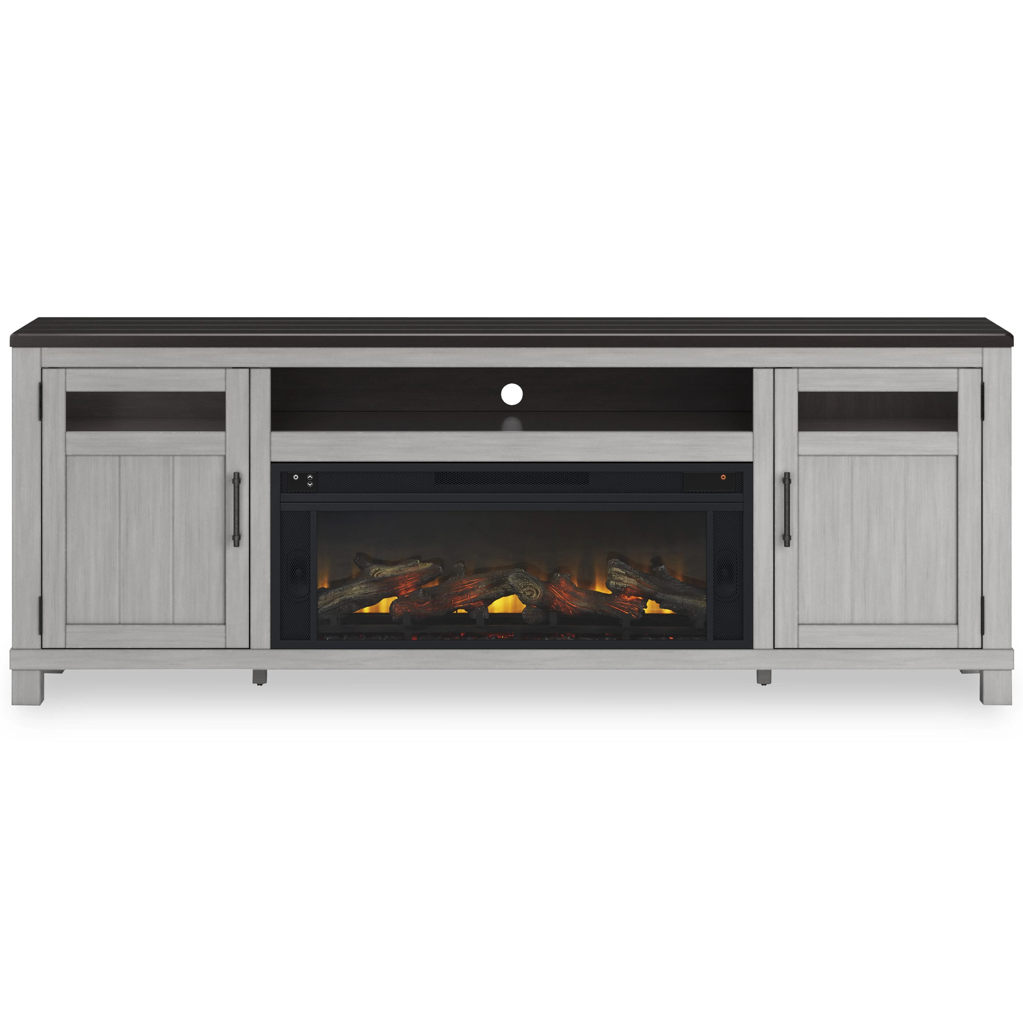 Signature Design by Ashley Darborn W796W1 88" TV Stand with Electric Fireplace - Image 2