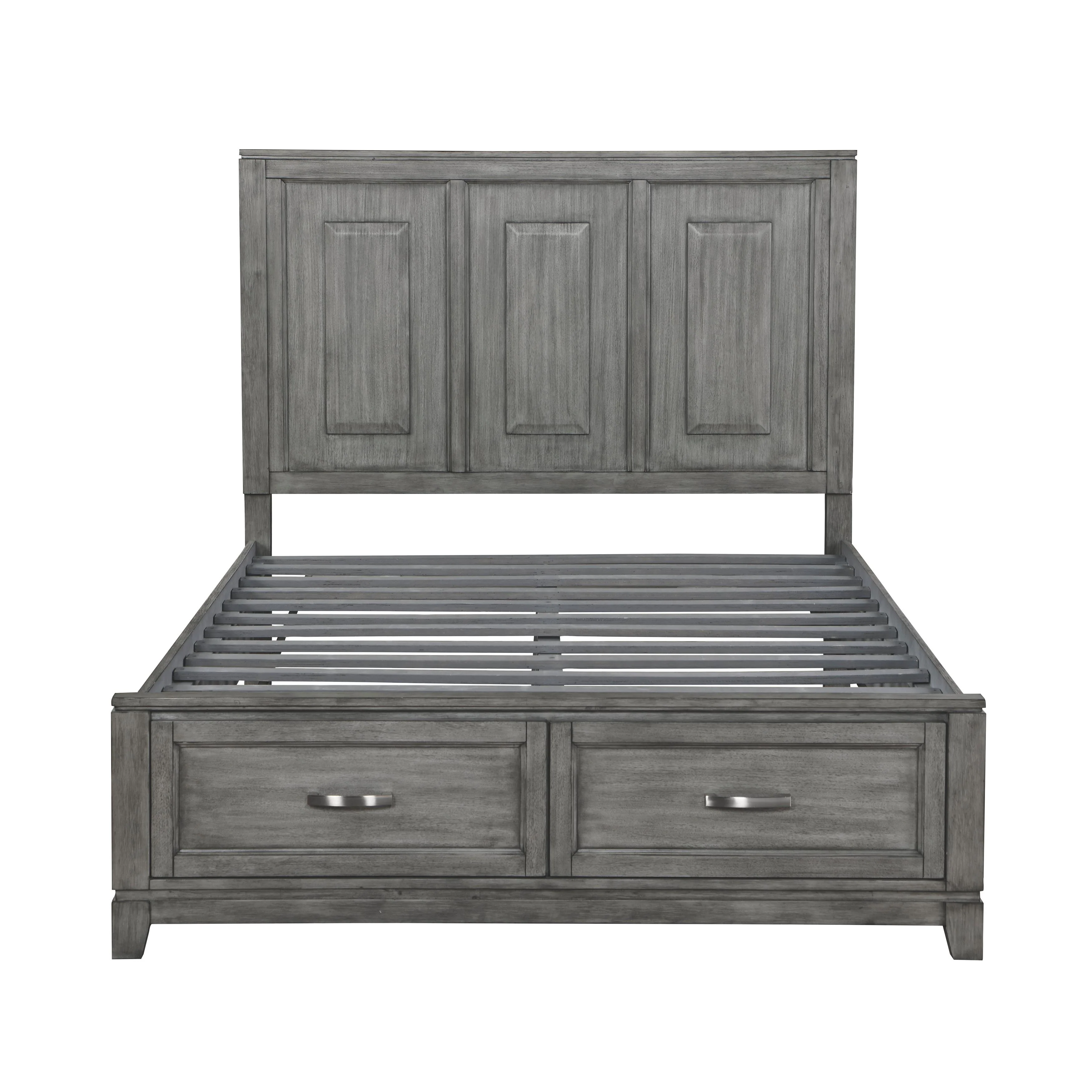 Homelegance Garretson 1450-1* Queen Platform Bed with Footboard Storage - Image 2